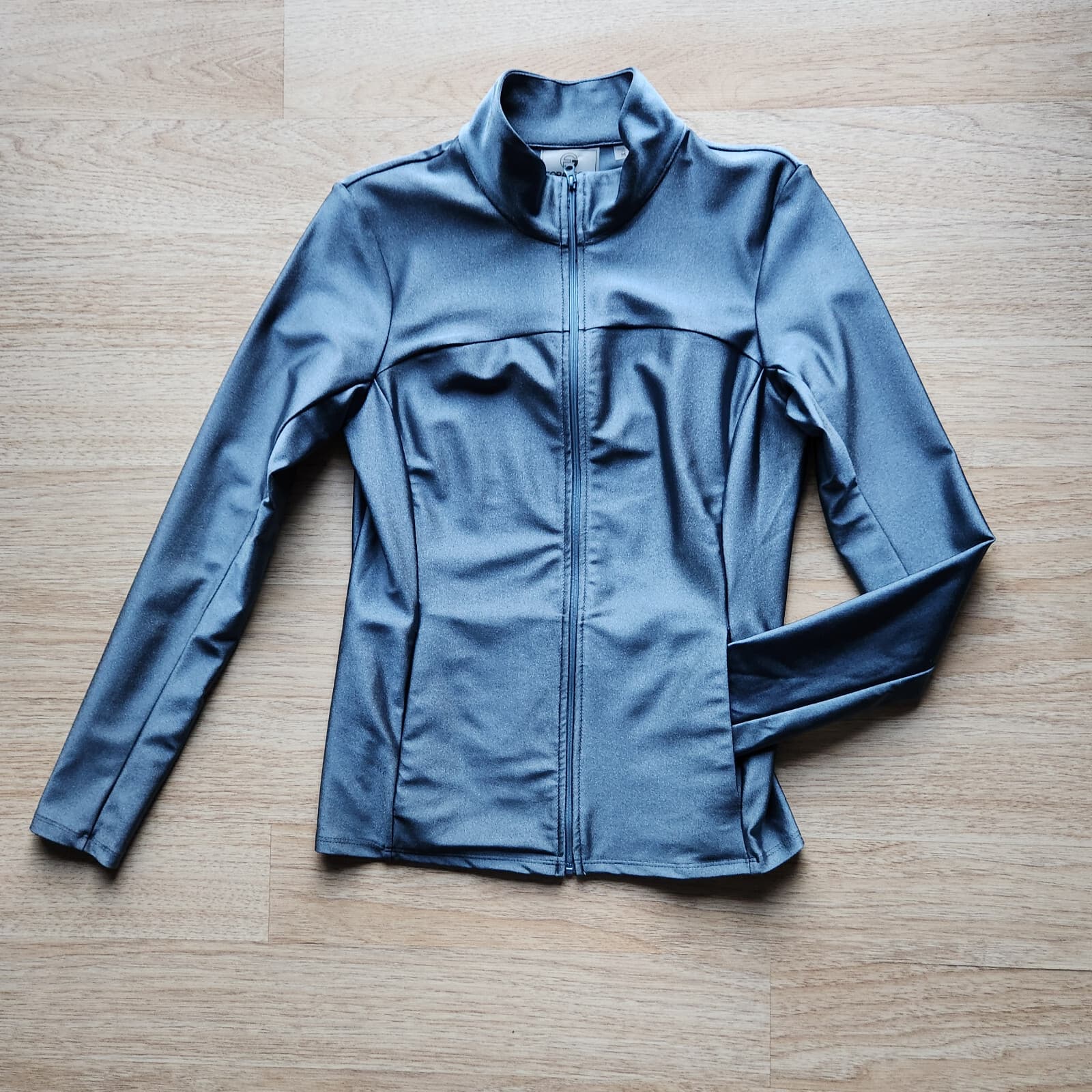 NWoT Foray Golf Shine Full-Zip Layer UV Protecting Jacket Pocket Blue Women's M - Thumbnail 5