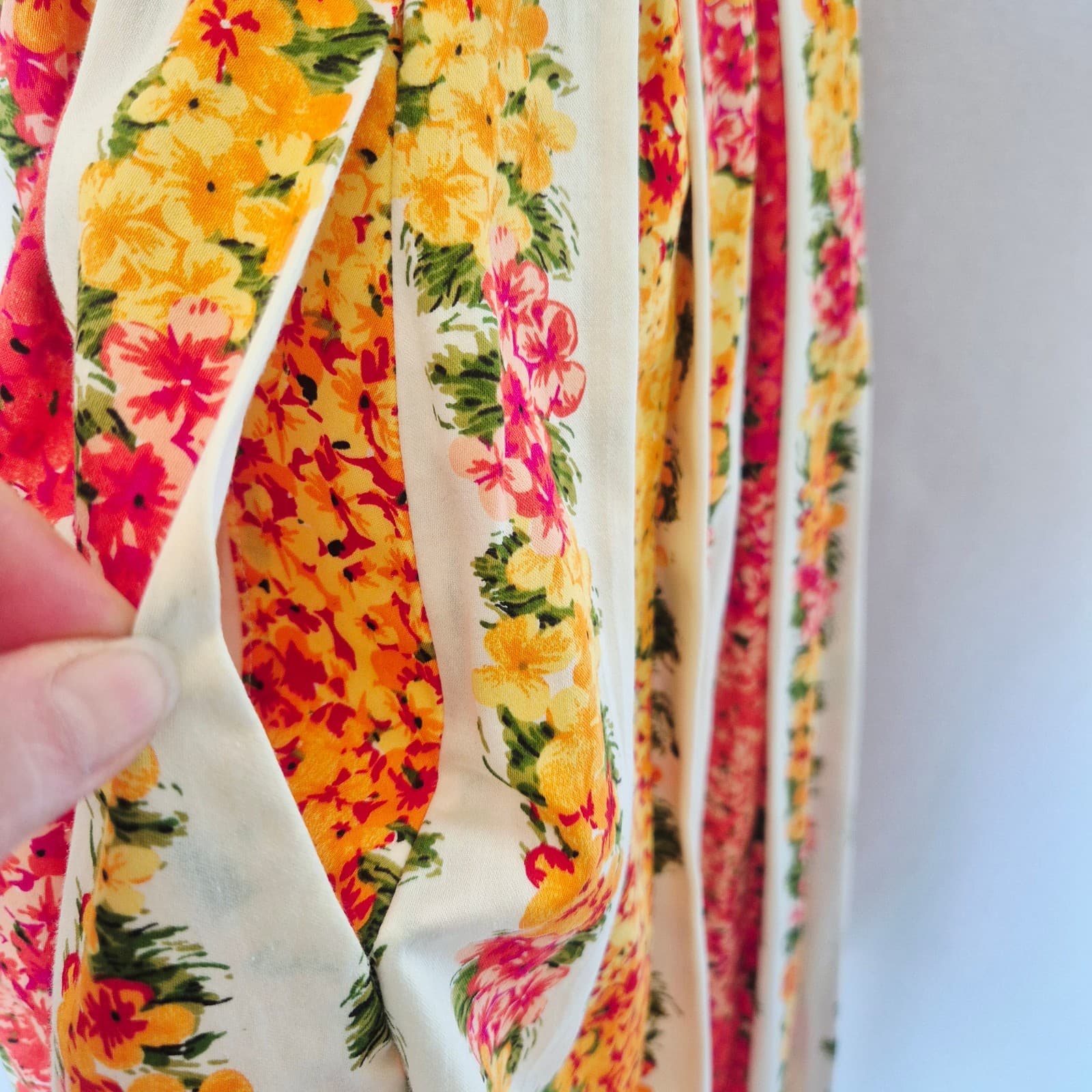 ISAAC MIARAHI Target 50's Retro Floral Fit-Flare Pleated Midi Dress Pocket Sz.10 - Thumbnail 7