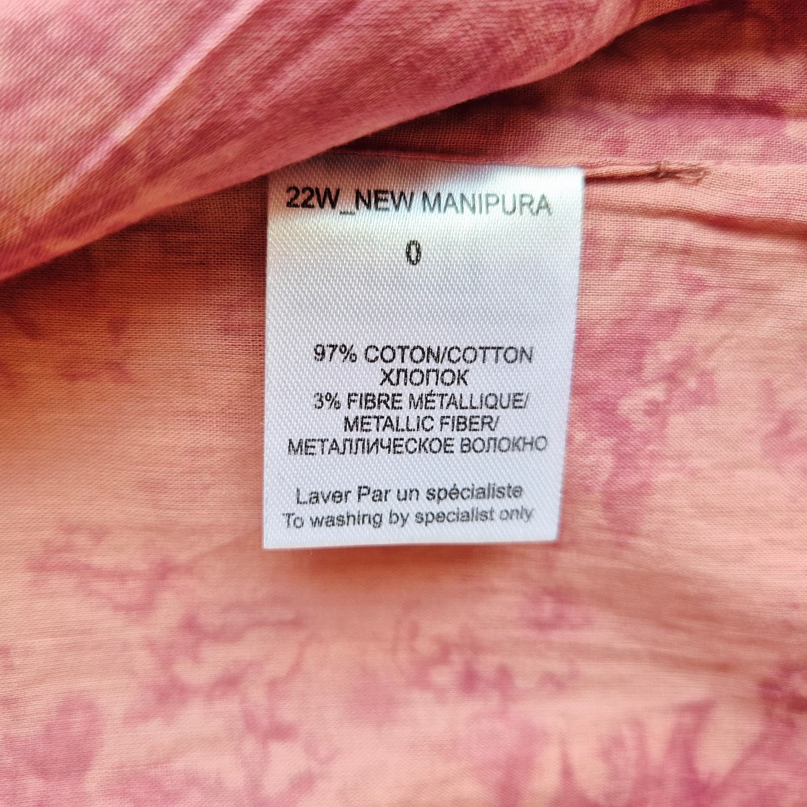 NWT Mes Demoiselles Paris New Manipura Embroidered Beaded Cropped Vest Rose Sz.0 - Thumbnail 15