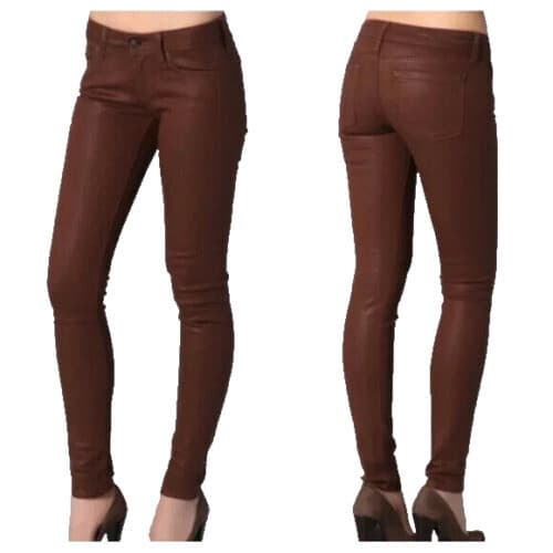 Vince Lola Stovepipe Skinny Jeans Stretch Cotton Blend Moroccan Blue Women's 31 - Thumbnail 5