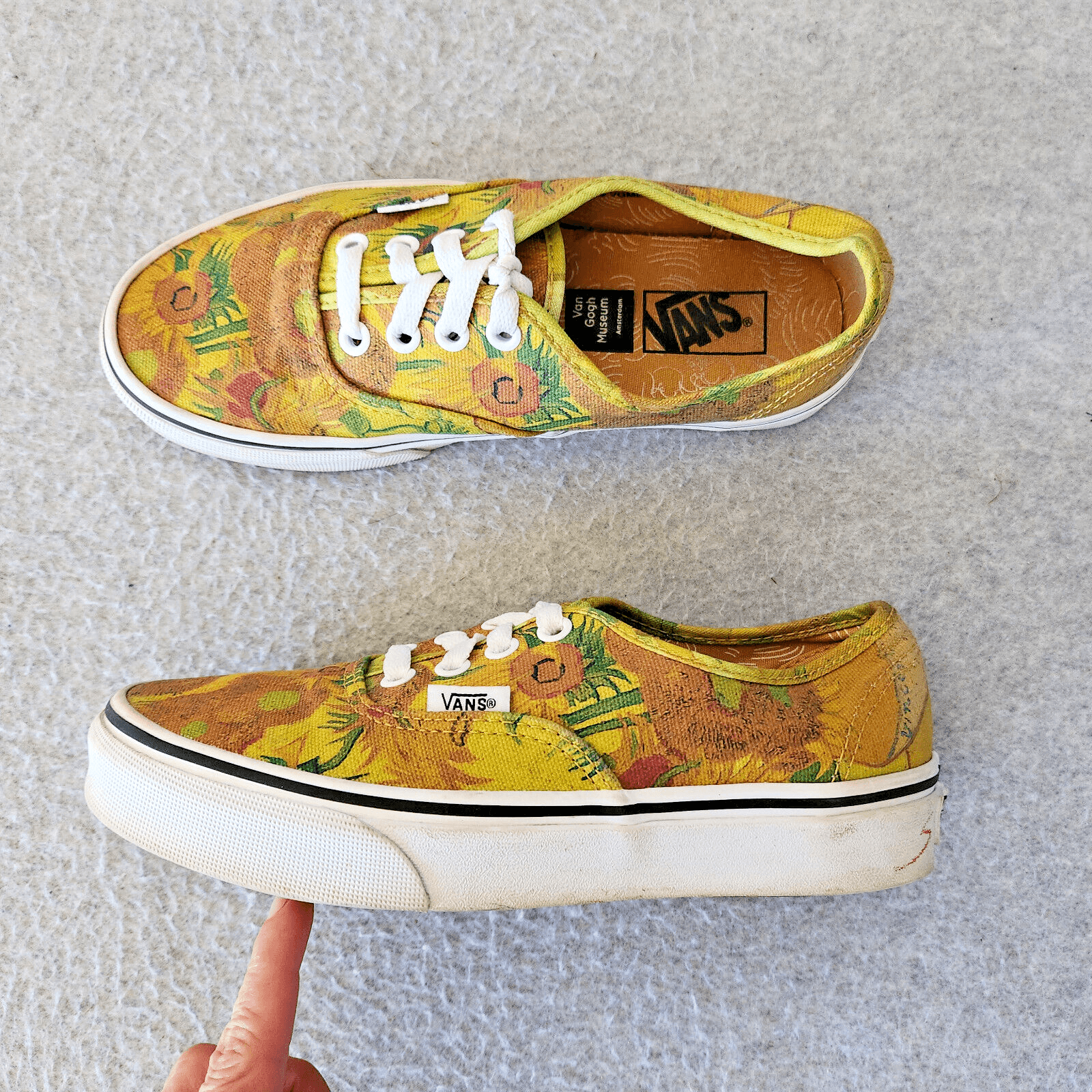 Vincent Van Gogh Museum x Vans Sunflower Sneaker Lace Multilcolor Women's US6 - Thumbnail 4