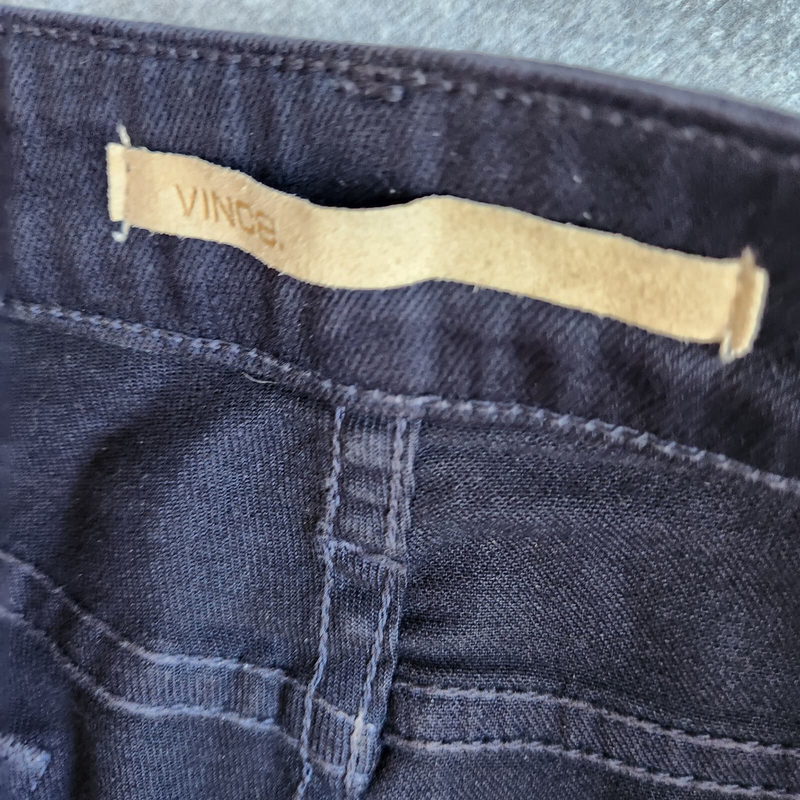 Vince Lola Stovepipe Skinny Jeans Stretch Cotton Blend Moroccan Blue Women's 31 - Thumbnail 9