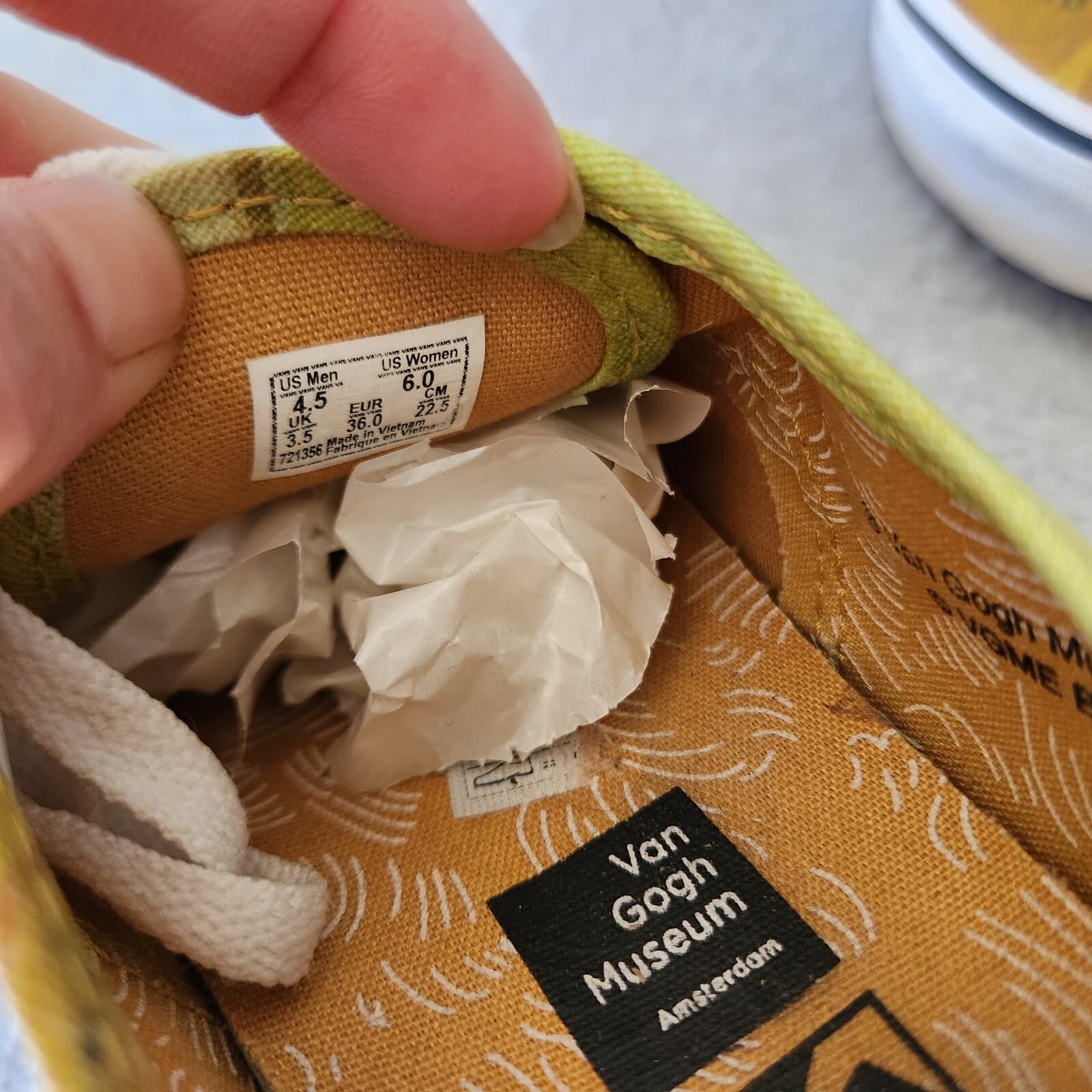 Vincent Van Gogh Museum x Vans Sunflower Sneaker Lace Multilcolor Women's US6 - Thumbnail 15