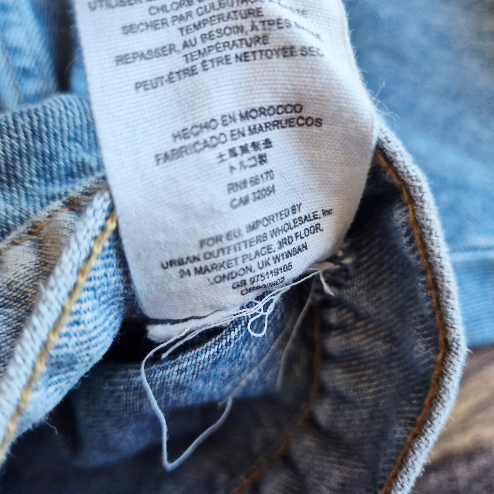 Free People Bedford Cropped Denim Jacket Distressed Medium Wash Cotton Women's S - Thumbnail 14