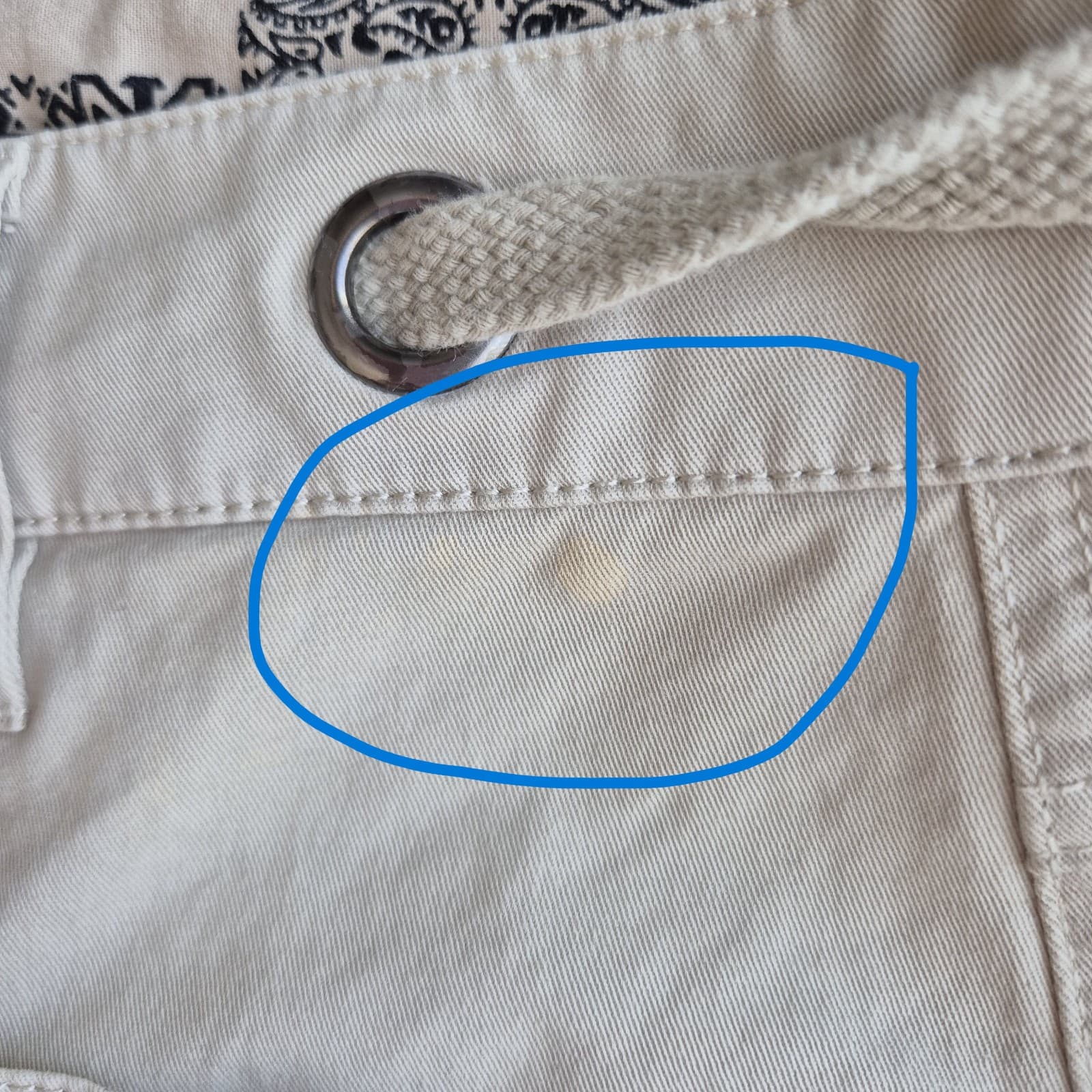 Sundance Bird Embroidered Straight Ankle Pants Zip Drawstring Beige Women's 2 - Thumbnail 9