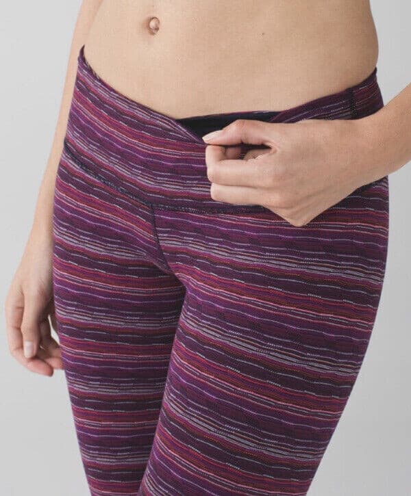 Lululemon Wunder Under High Rise Legging Space Dye Twist Regal Plum Alarming 4 - Thumbnail 6