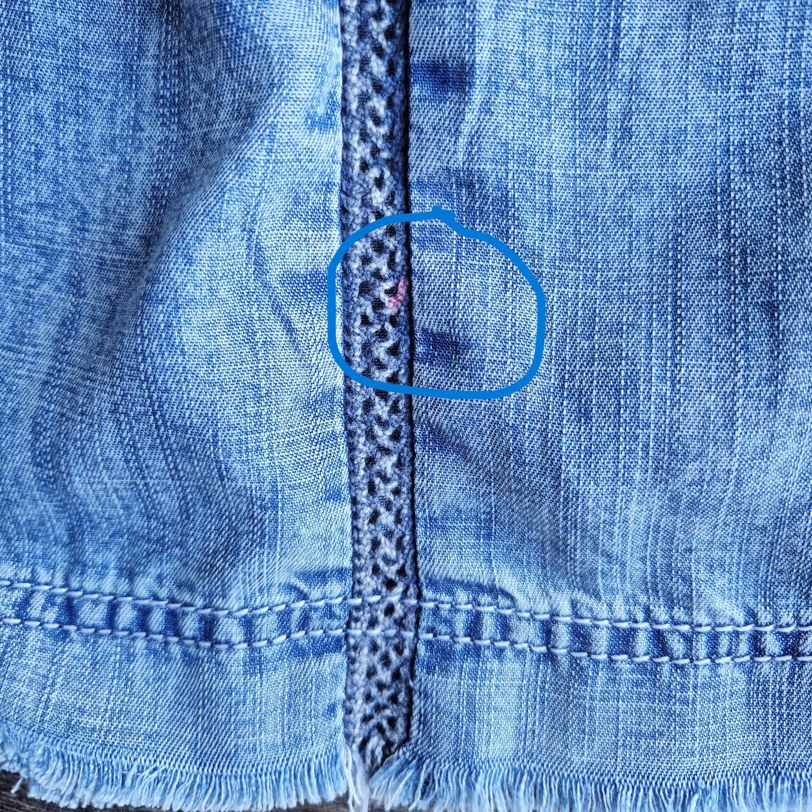 Pilcro and the Letterpress Norah Pintucked Chambray Blouse Long Sleeve Women's S - Thumbnail 17
