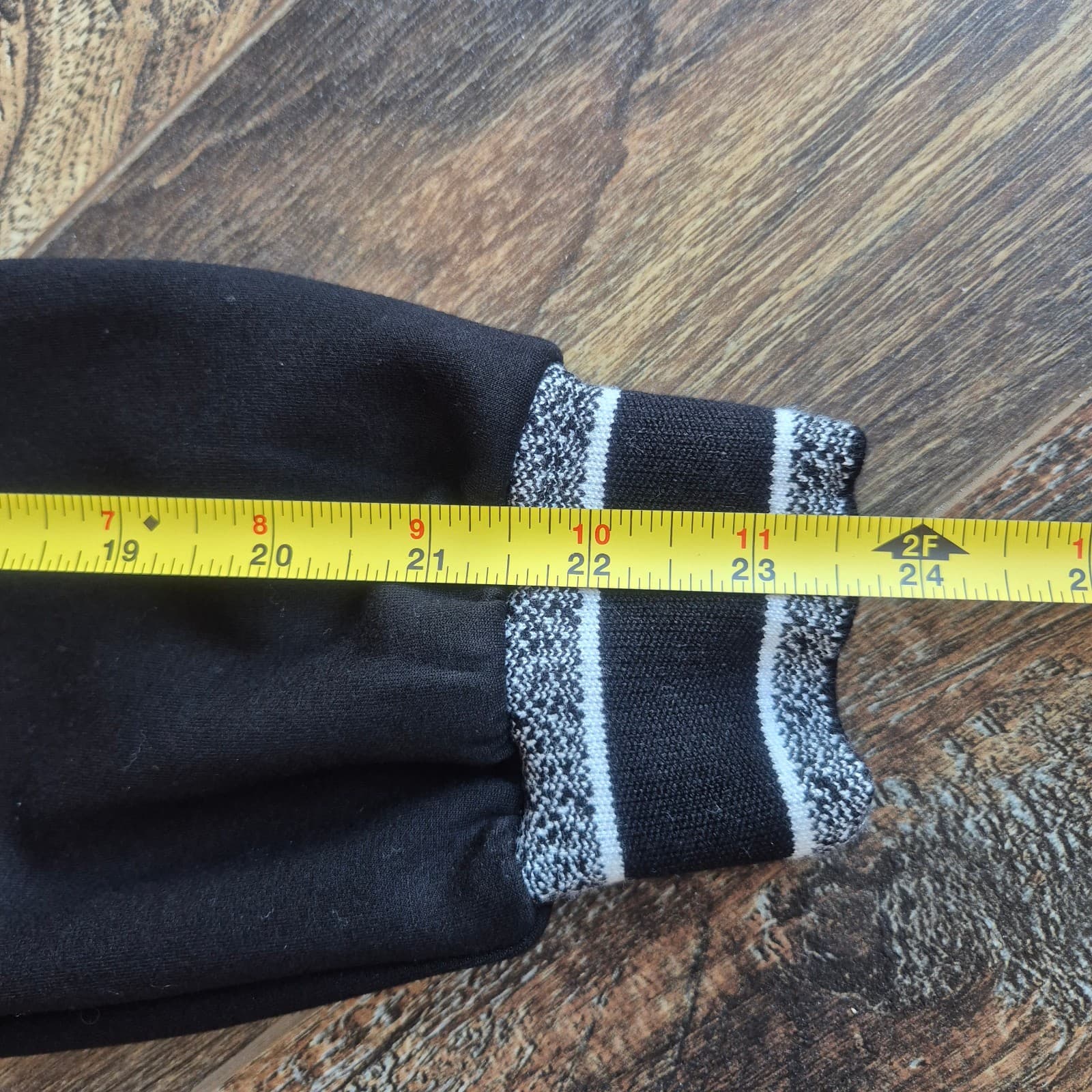 Christian Dior Set of Loungewear Spellout Cropped Sweatshirt Sweatpants Black 4 - Thumbnail 14