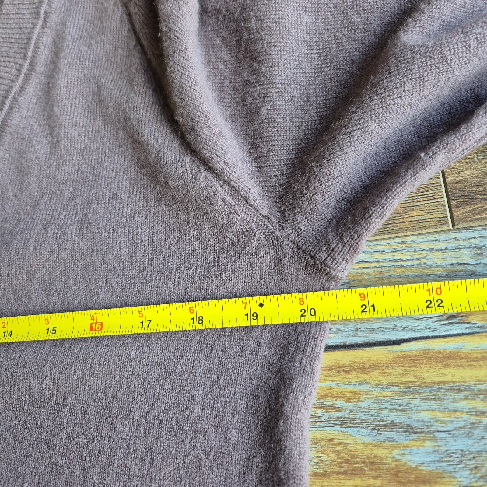 EQUIPMENT 100% Cashmere V-Neck Sweater Pullover Raglan Sleeve Mauve Women's XS - Thumbnail 9