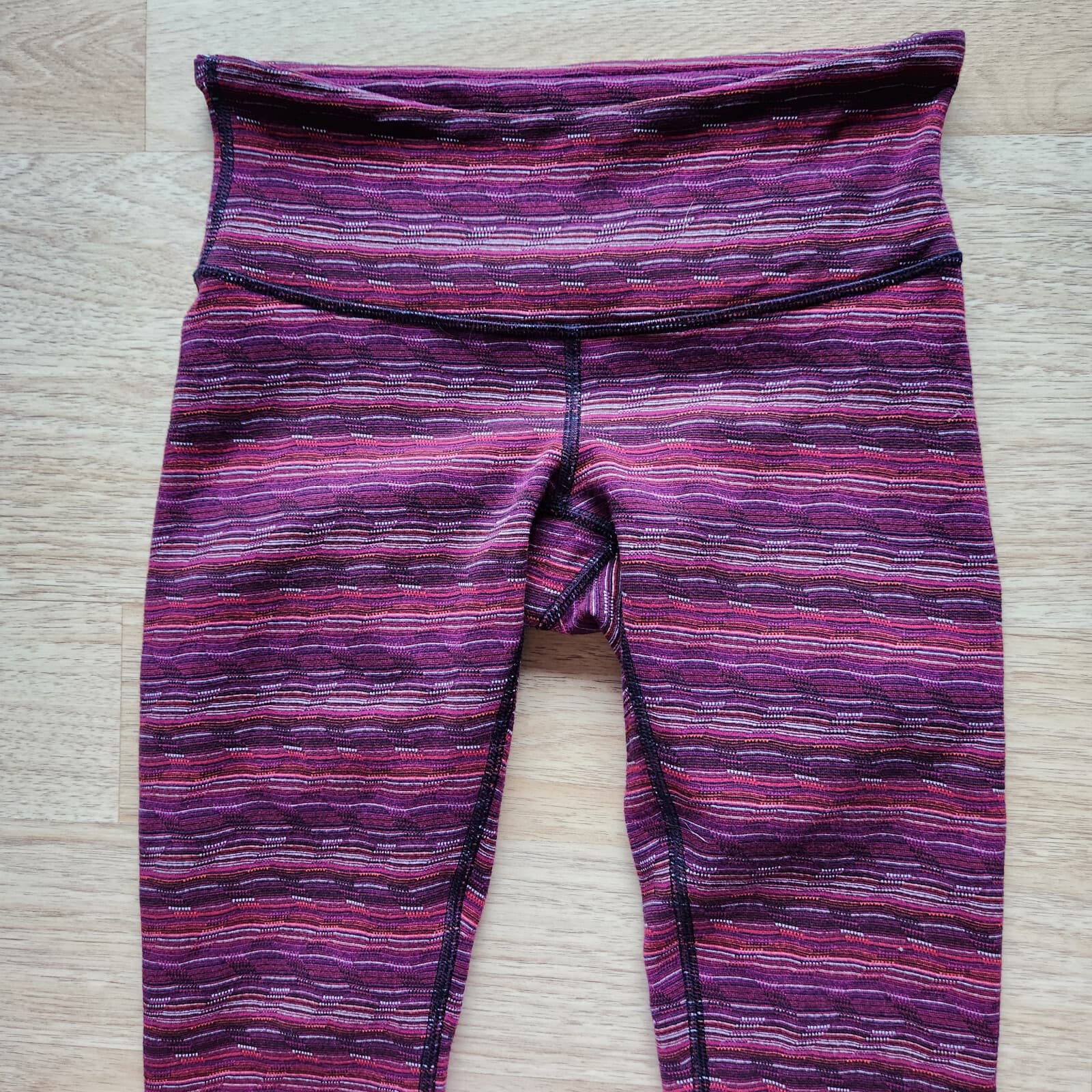 Lululemon Wunder Under High Rise Legging Space Dye Twist Regal Plum Alarming 4 - Thumbnail 2