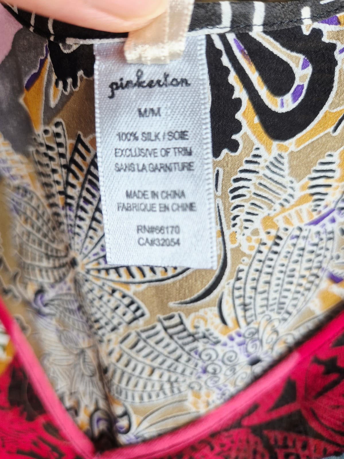Pinkerton Anthropologie Silk Sheer Geo-Printed Ruffled Dropwaist Mini Dress Sz.M - Thumbnail 8
