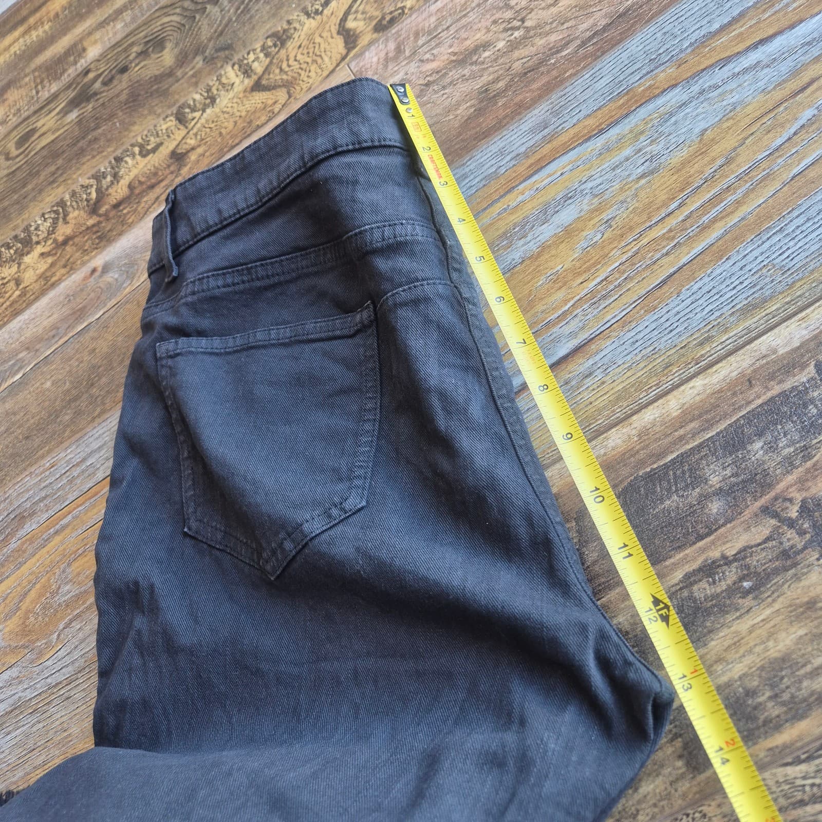 Etro Made in Italy Embroidered High Rise Kick Flare Jean Fray-Hem Black Women 32 - Thumbnail 15