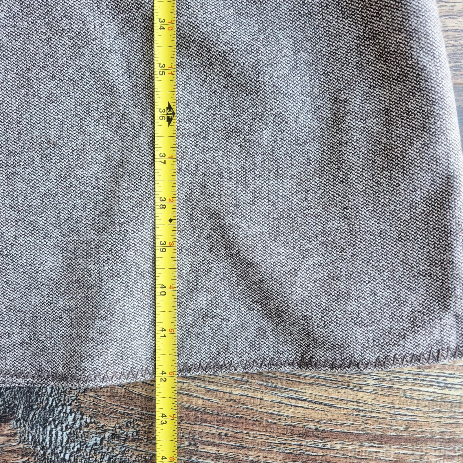Vintage J.Crew Tweed Wool Blend Sleeveless Midi Sheath Dress Lined Brown Women 2 - Thumbnail 13