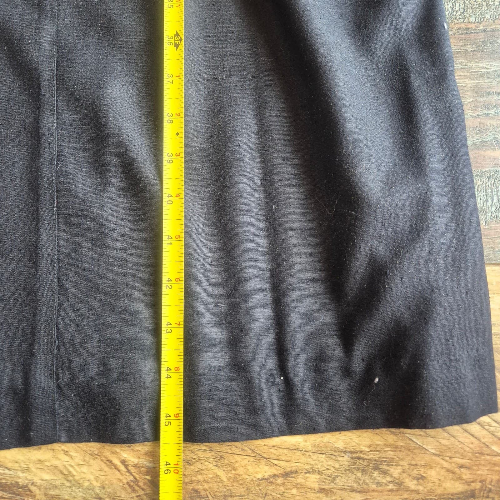 Vintage NWT AXIOM 100% Silk Sheath Dress Pleated Pocket Fuchsia Black Women's 16 - Thumbnail 11