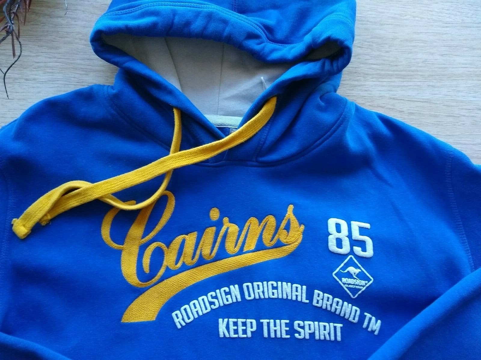 Roadsign Australia Men Cotton Blend Sweatshirt Pullover Hoodie Blue Sz.3XL - Thumbnail 2