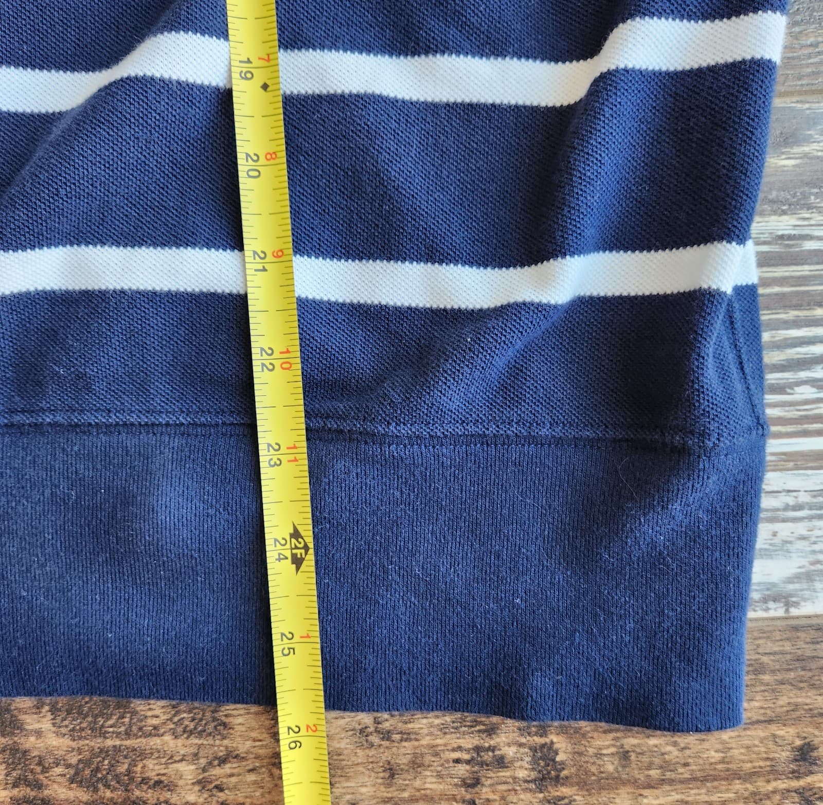 Polo Ralph Lauren Polo Bear CP-93 Mesh T-Shirt Saling Preppy Blue Stripe Men's L - Thumbnail 14