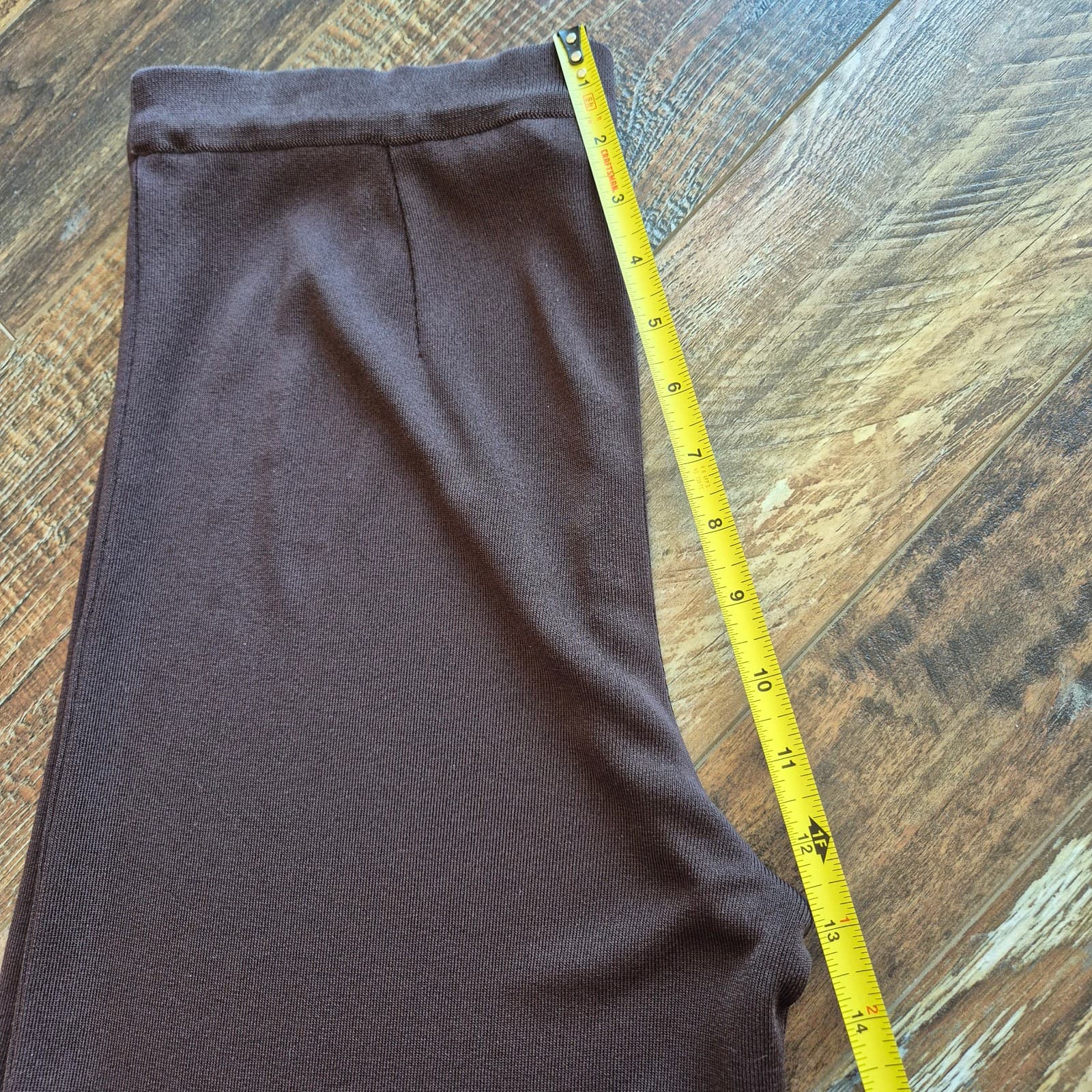 Exclusively Misook 3 Piece Tank Top + Open Cardigan Pants Knit Brown Black Sz.PM - Thumbnail 15