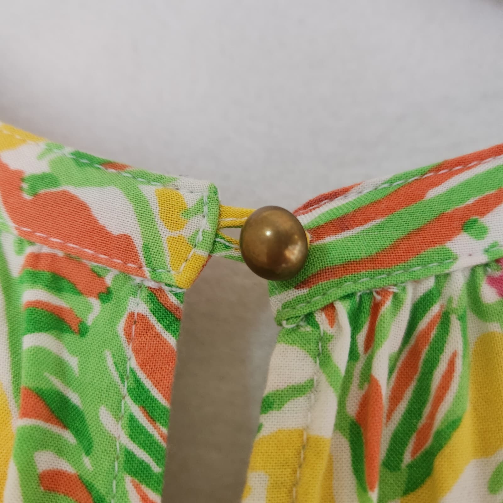 Lilly Pulitzer for Target Challis Happy Place Romper Sleeveless Multicolor Sz.XS - Thumbnail 8