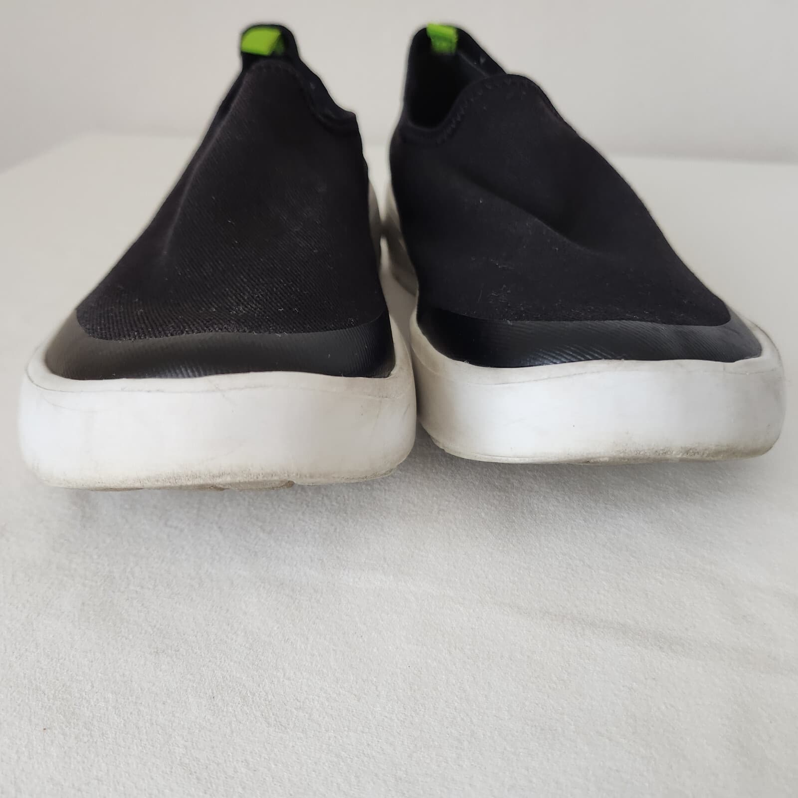 OOFOS OOmg eeZee Low-Top Recovery Shoes Stretch Canvas Black Women EU38 US7 - Thumbnail 14