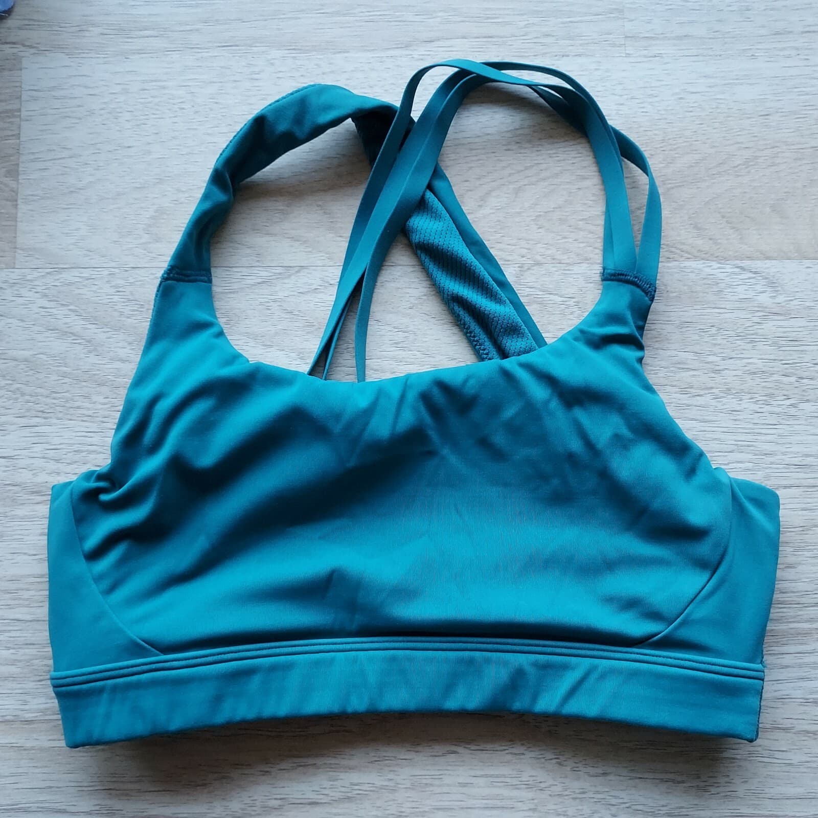 Athleta 2Pc Lightning 7/8 Tight Crop Tank-Top High-Rise Teal-Green Pocket S-XS - Thumbnail 6