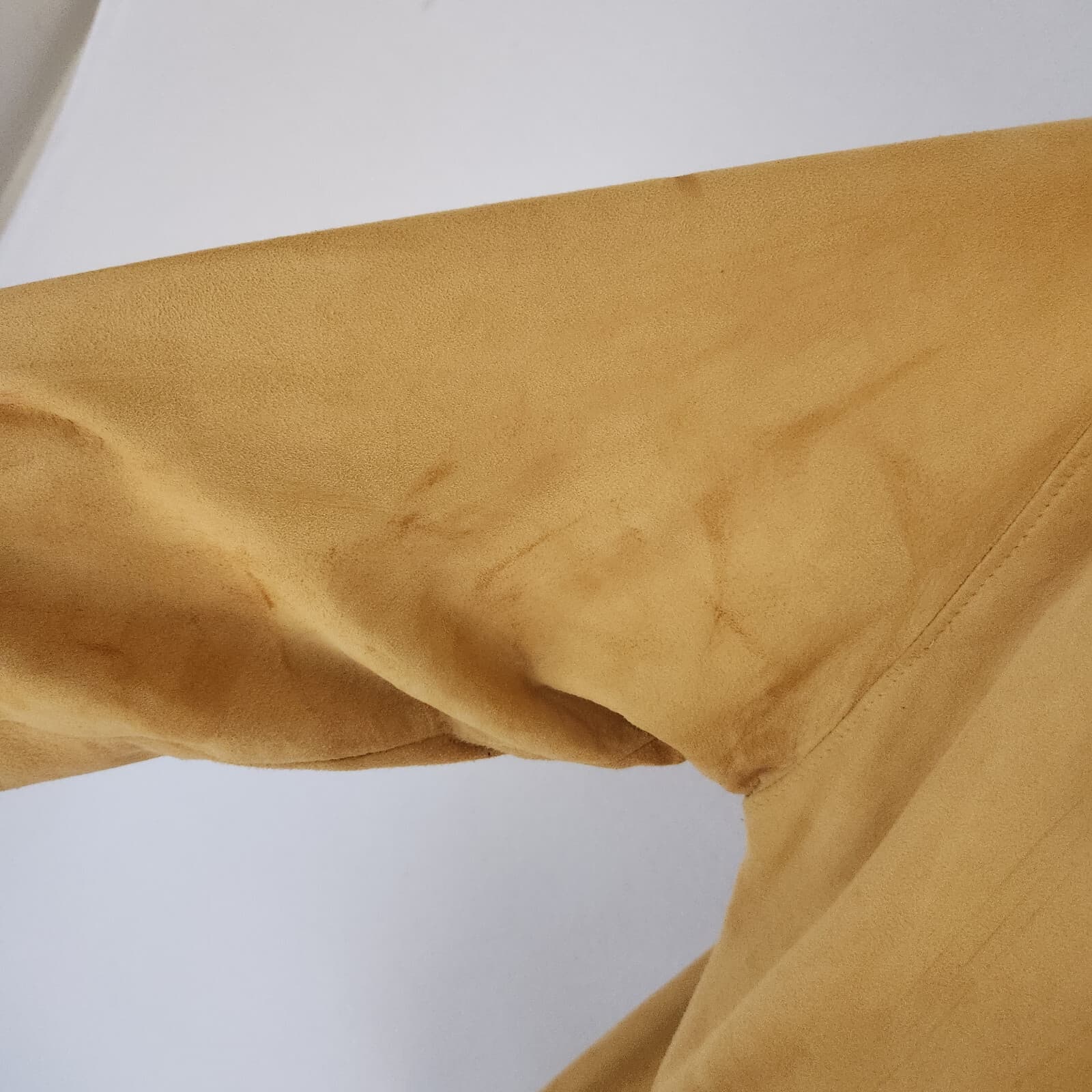 Vintage French Creek 2 Piece Soft Suede Western Shirt+Wide Leg Pants Yellow Sz.M - Thumbnail 16