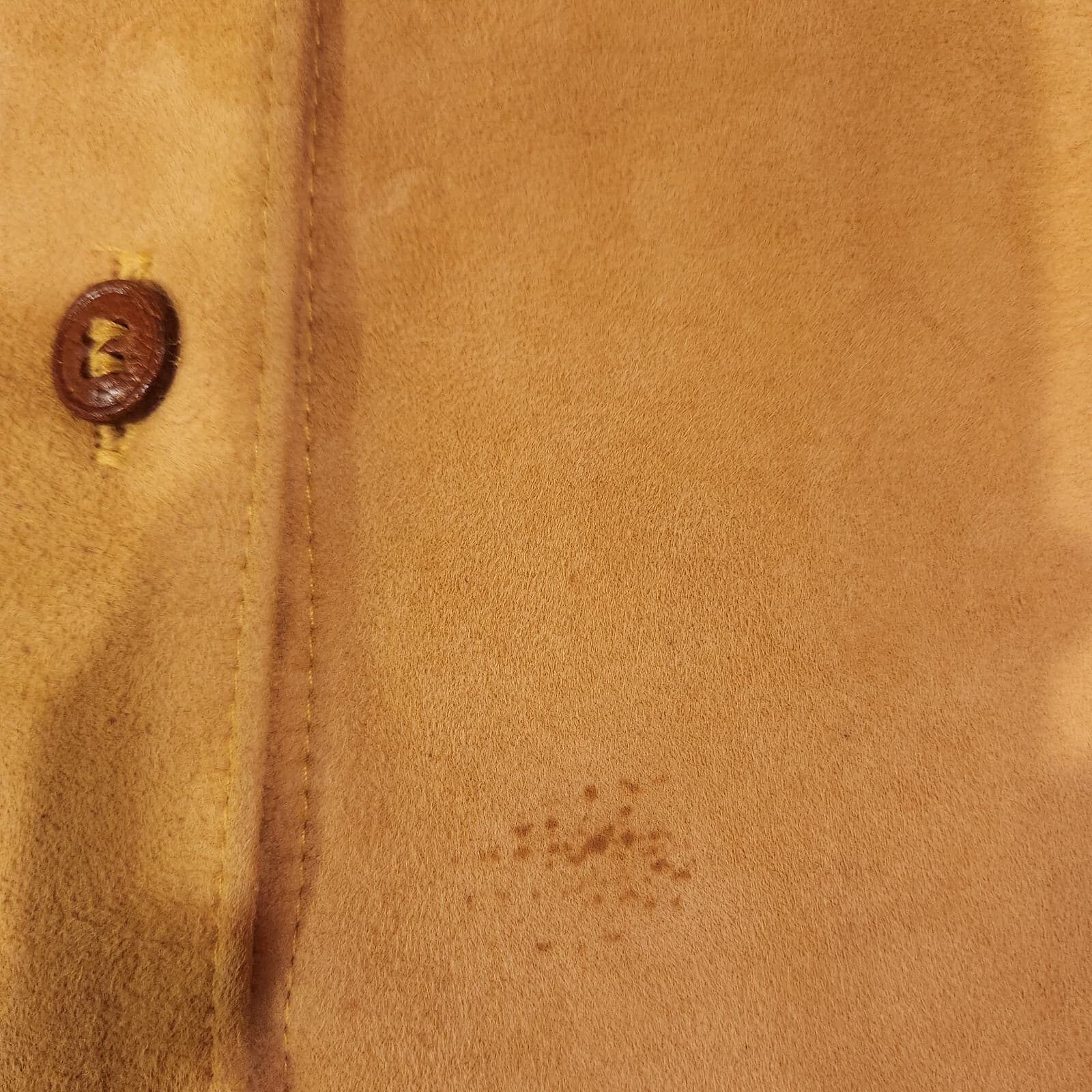 Vintage French Creek 2 Piece Soft Suede Western Shirt+Wide Leg Pants Yellow Sz.M - Thumbnail 20