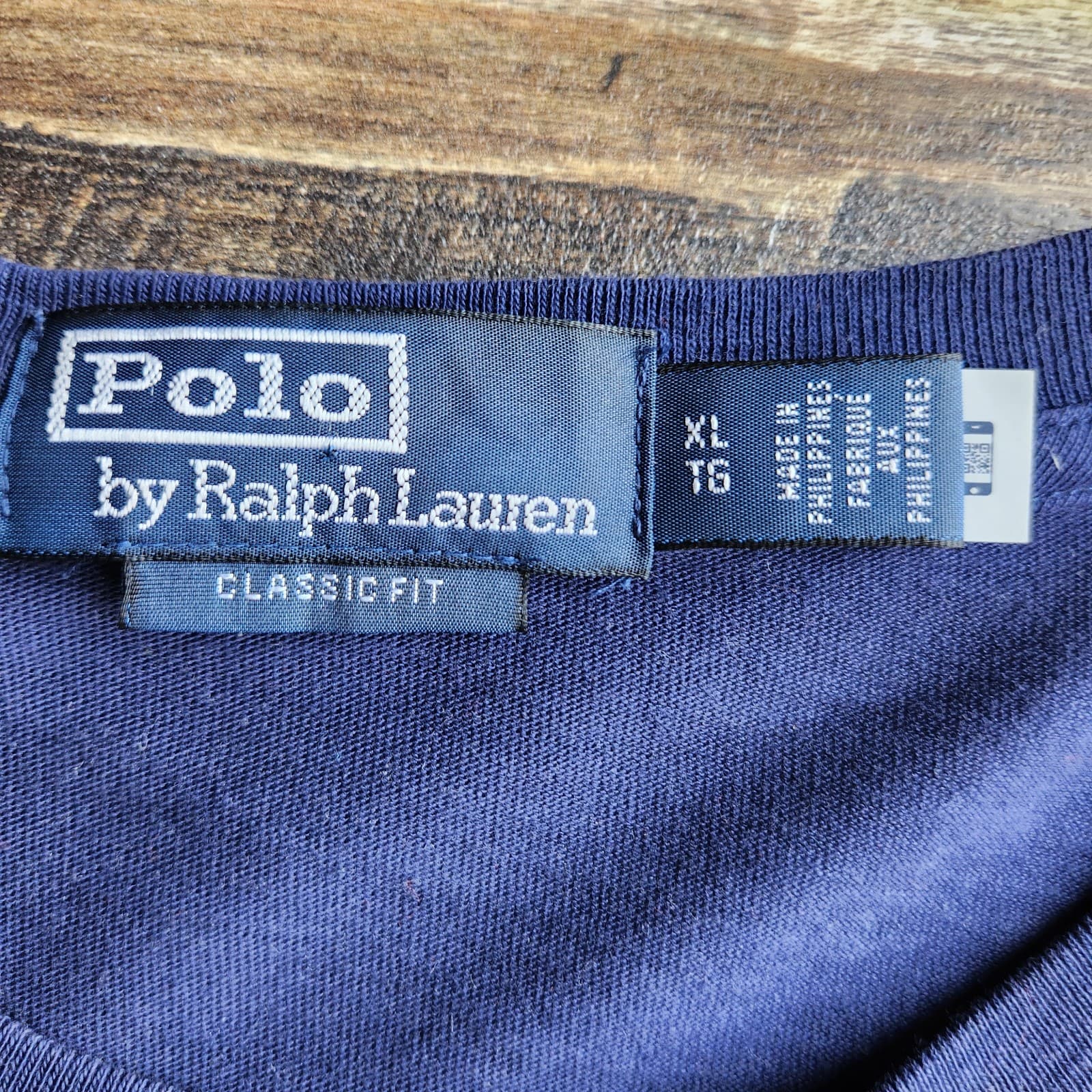 Polo by Ralph Lauren Logo Patchwork Appliqués Classic Fit T-Shirt Blue Men's XL - Thumbnail 7