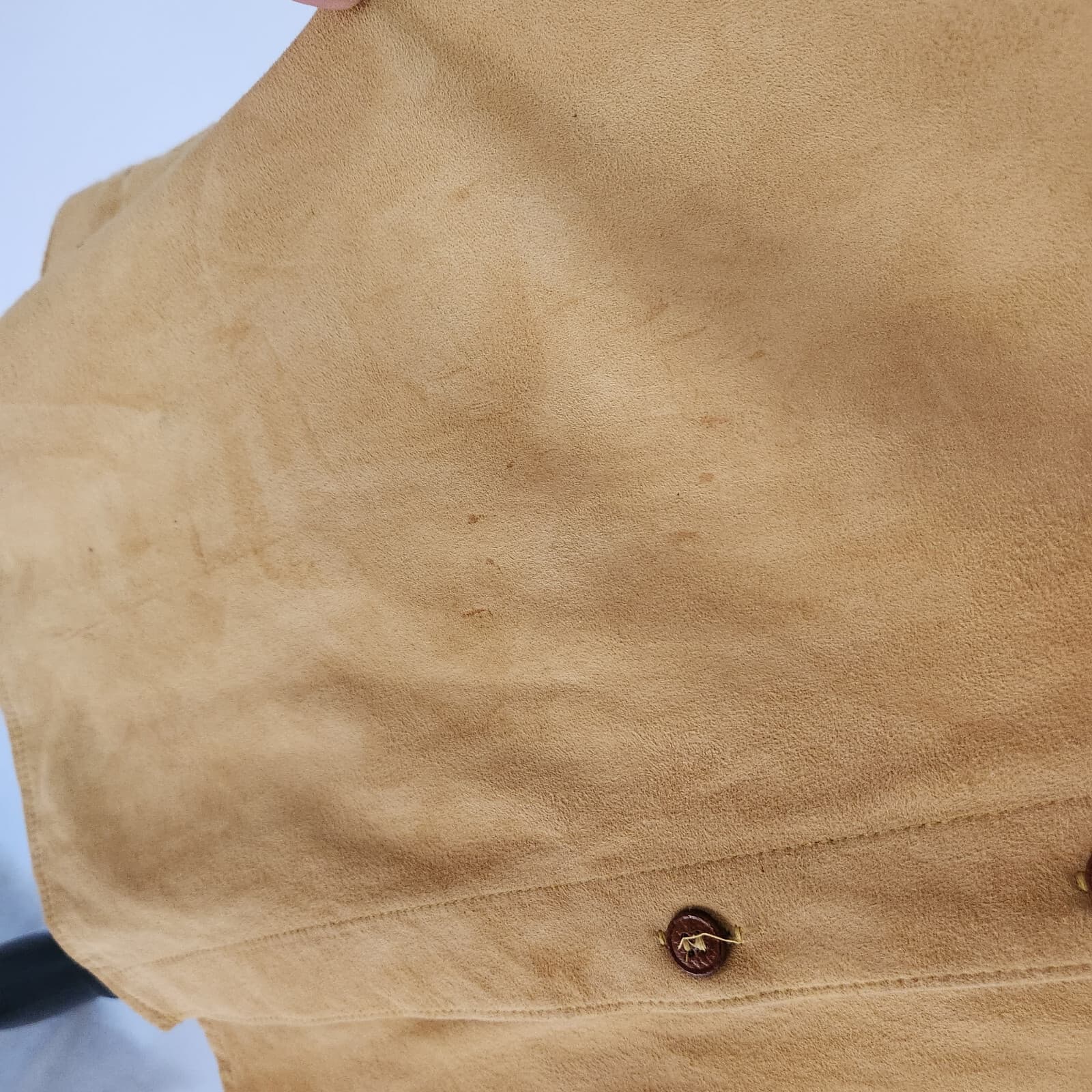 Vintage French Creek 2 Piece Soft Suede Western Shirt+Wide Leg Pants Yellow Sz.M - Thumbnail 17