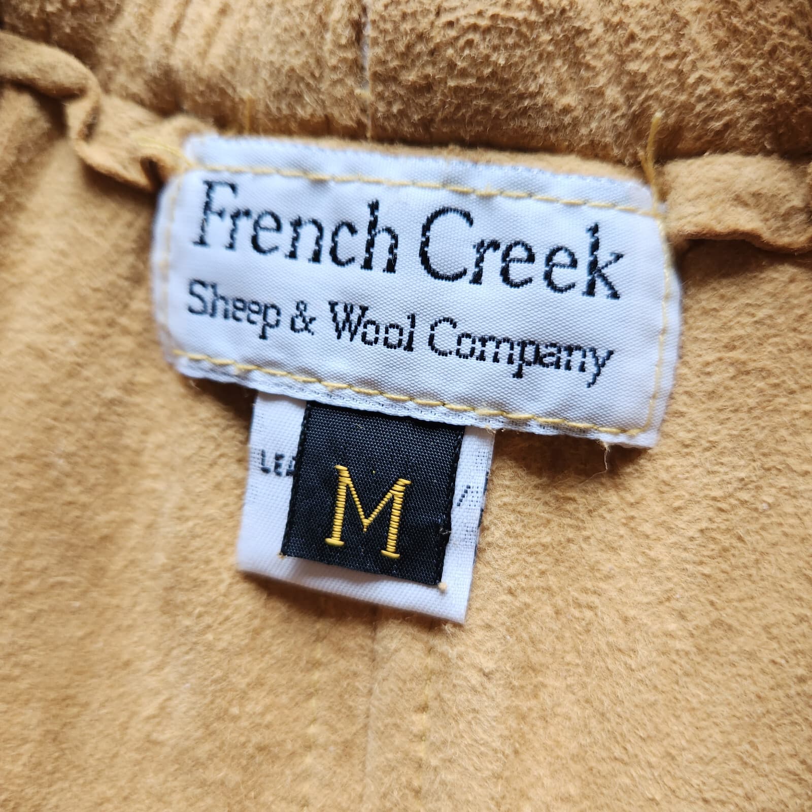 Vintage French Creek 2 Piece Soft Suede Western Shirt+Wide Leg Pants Yellow Sz.M - Thumbnail 11