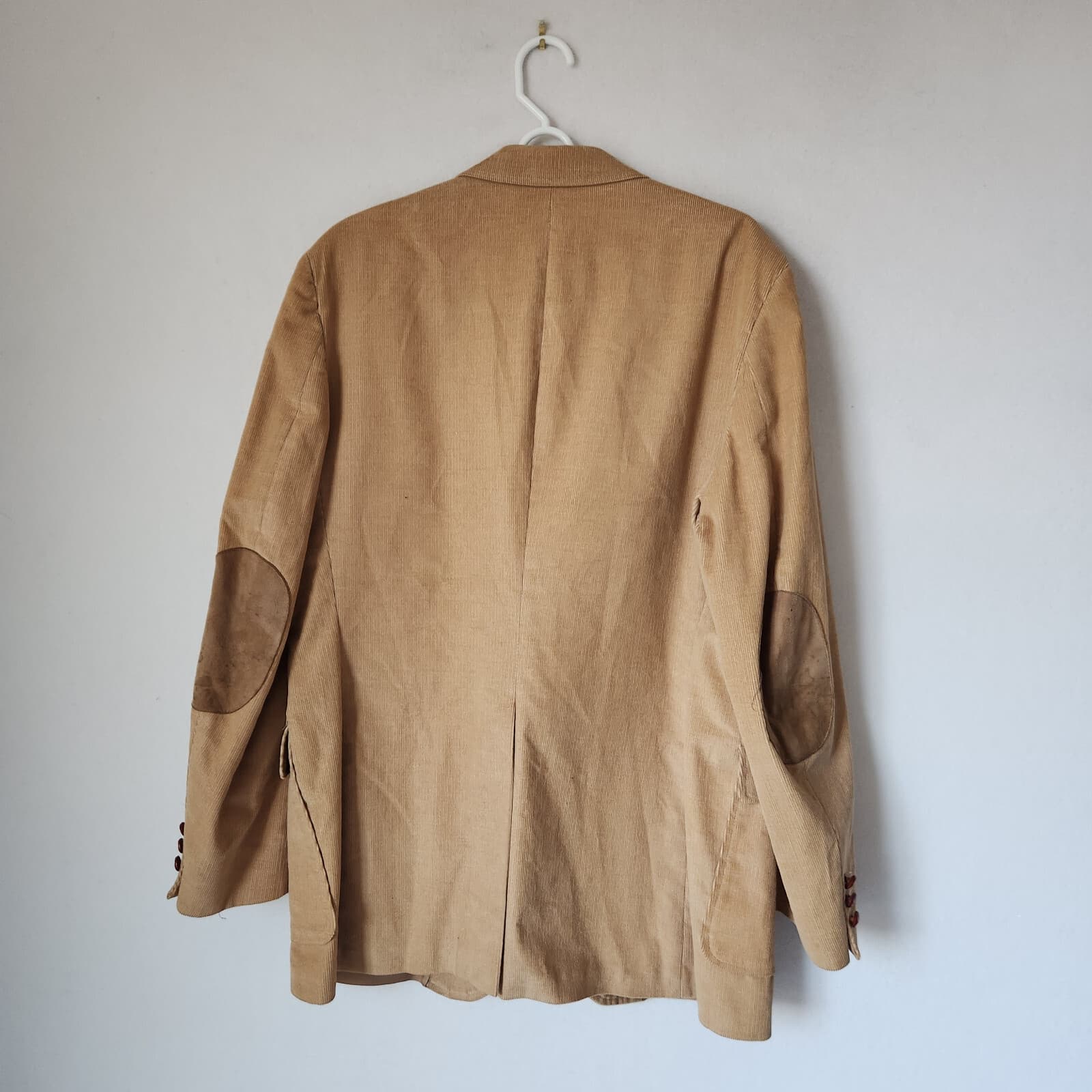 Vintage Levi's Menswear Corduroy Suede Elbow Sport Coat Brown Men's Chest 44" - Thumbnail 3