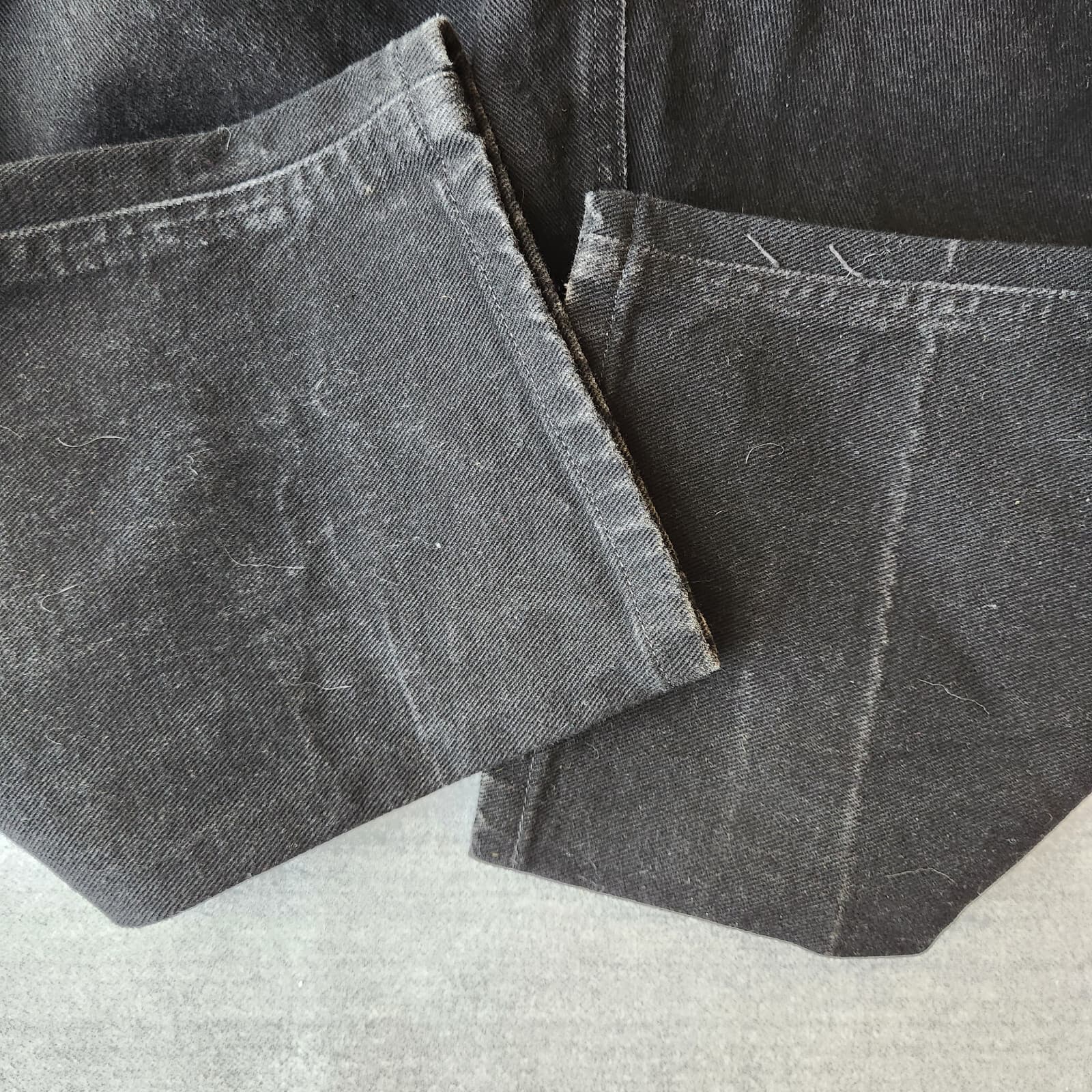 Vintage Rockies Y-York High Rise Jeans Bareback Cotton Black Women 15/16 X-Long - Thumbnail 8