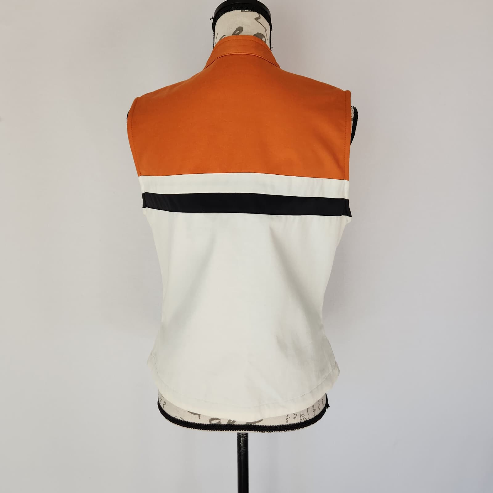 Vintage Harley-Davidson Moto Vest Jacket Zip-Up Mesh-Lined Pocket Women's M - Thumbnail 7