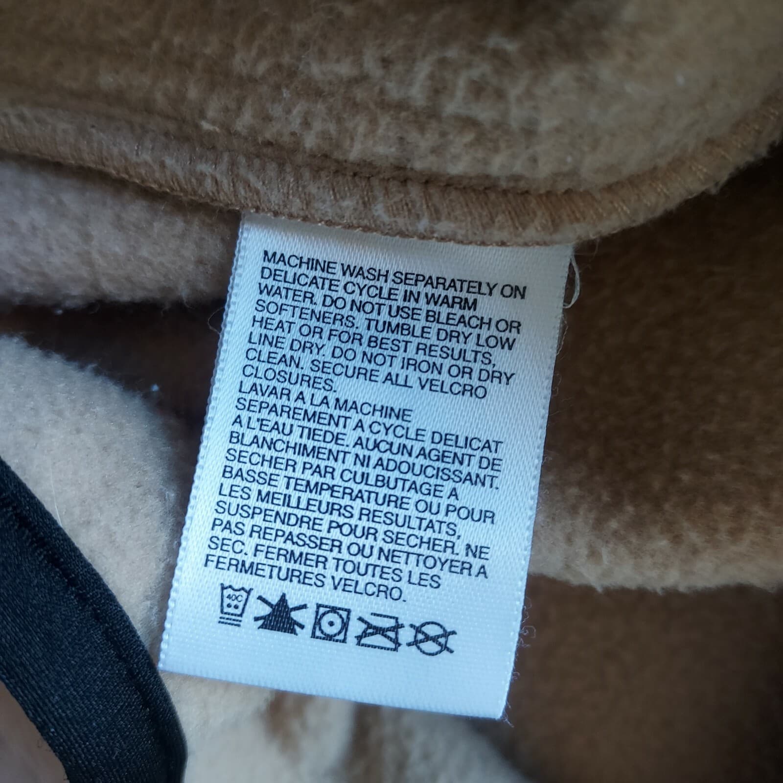 The North Face Fleece Jacket Full-Zip Zip-Pocket Mock Neck Cream Women Sz.L - Thumbnail 9