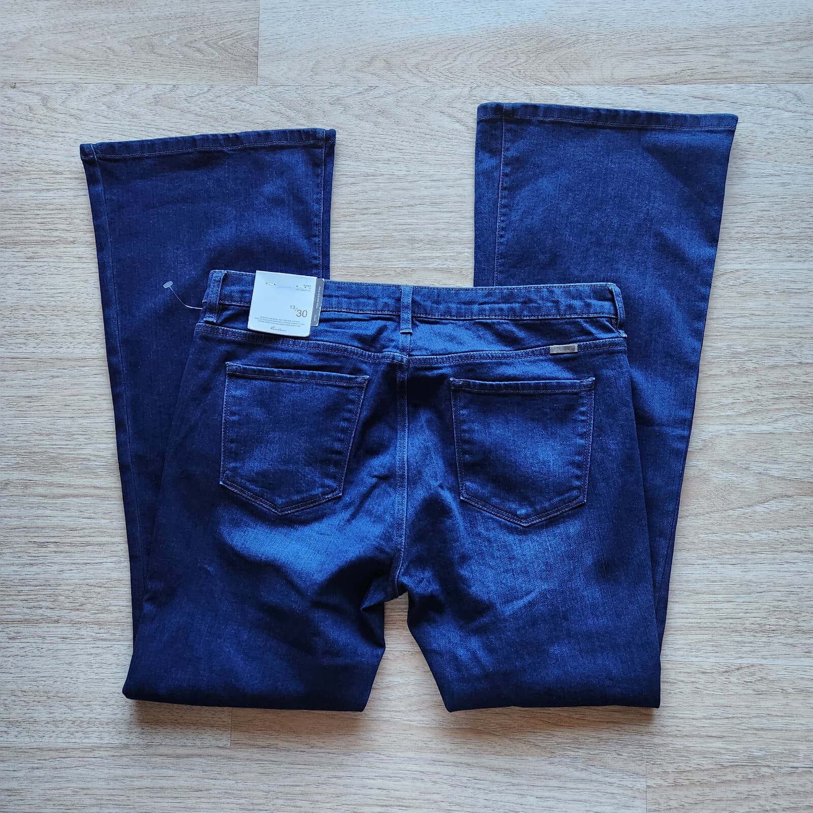 NWT KanCan Dark Wash Blue High Rise Bootcut Jeans 5-Pockets Zip Women's 13/30 - Thumbnail 8