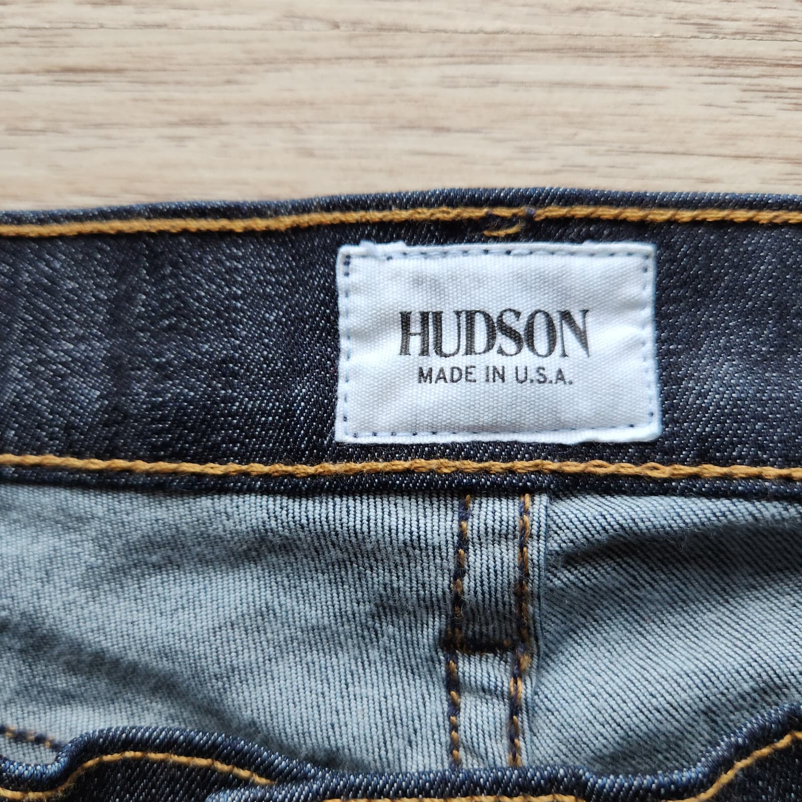 HUDSON Juliette Refine Super Skinny Jeans Ankle-Zip Dark Wash Blue Womens 28 USA - Thumbnail 9
