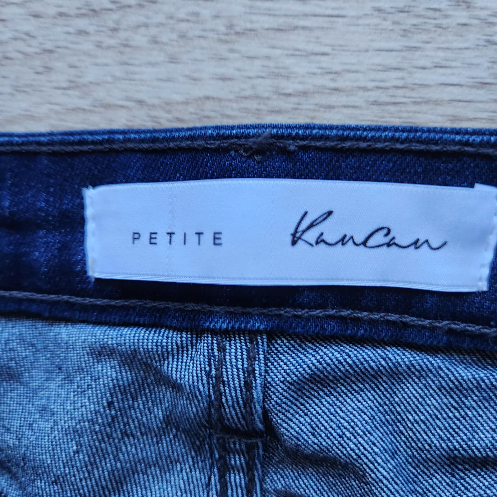 NWT KanCan Dark Wash Blue High Rise Bootcut Jeans 5-Pockets Zip Women's 13/30 - Thumbnail 9