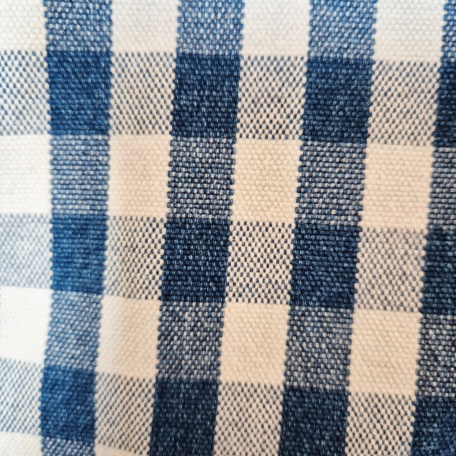 NWT J.Crew Indigo Ivory Gingham Vintage Straight Jeans High Rise Sz.31 #AJ488 - Thumbnail 5