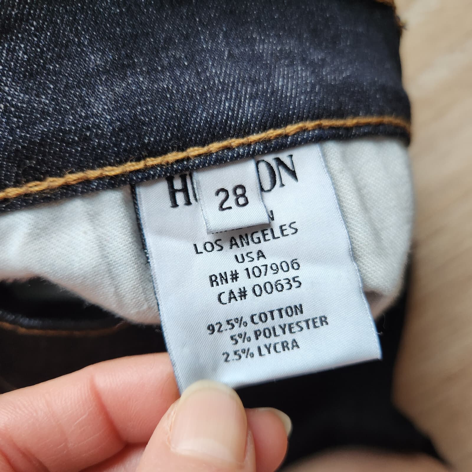 HUDSON Juliette Refine Super Skinny Jeans Ankle-Zip Dark Wash Blue Womens 28 USA - Thumbnail 10