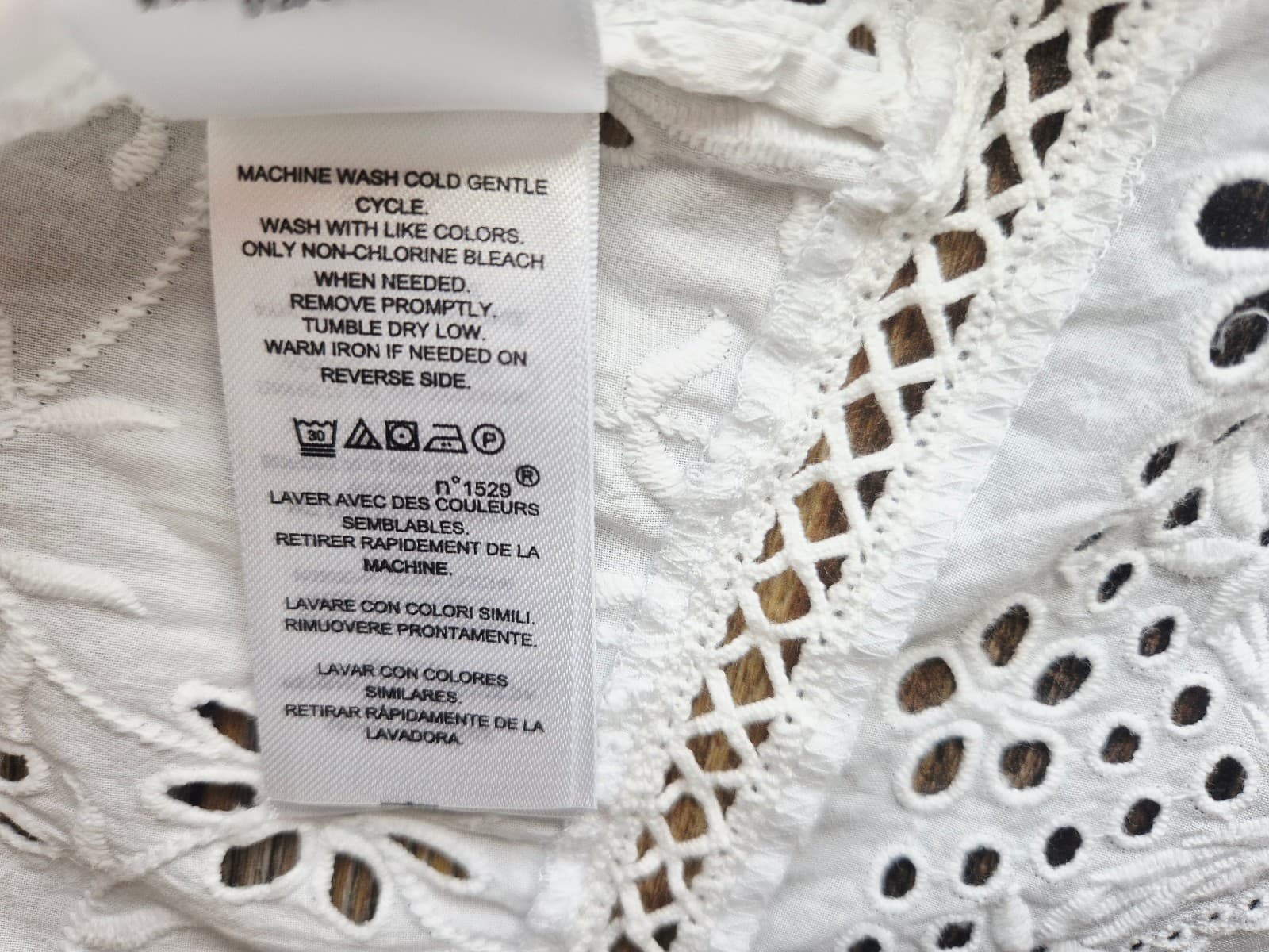 Lauren Ralph Lauren 2 Pc. White Eyelet Embroidered Open Jacket + Slip Dress Sz.S - Thumbnail 19