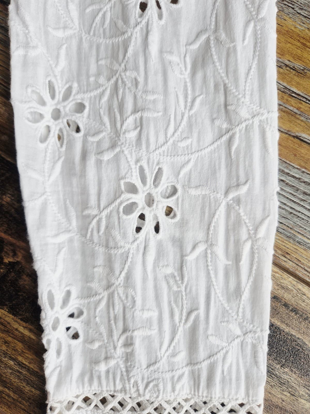 Lauren Ralph Lauren 2 Pc. White Eyelet Embroidered Open Jacket + Slip Dress Sz.S - Thumbnail 11