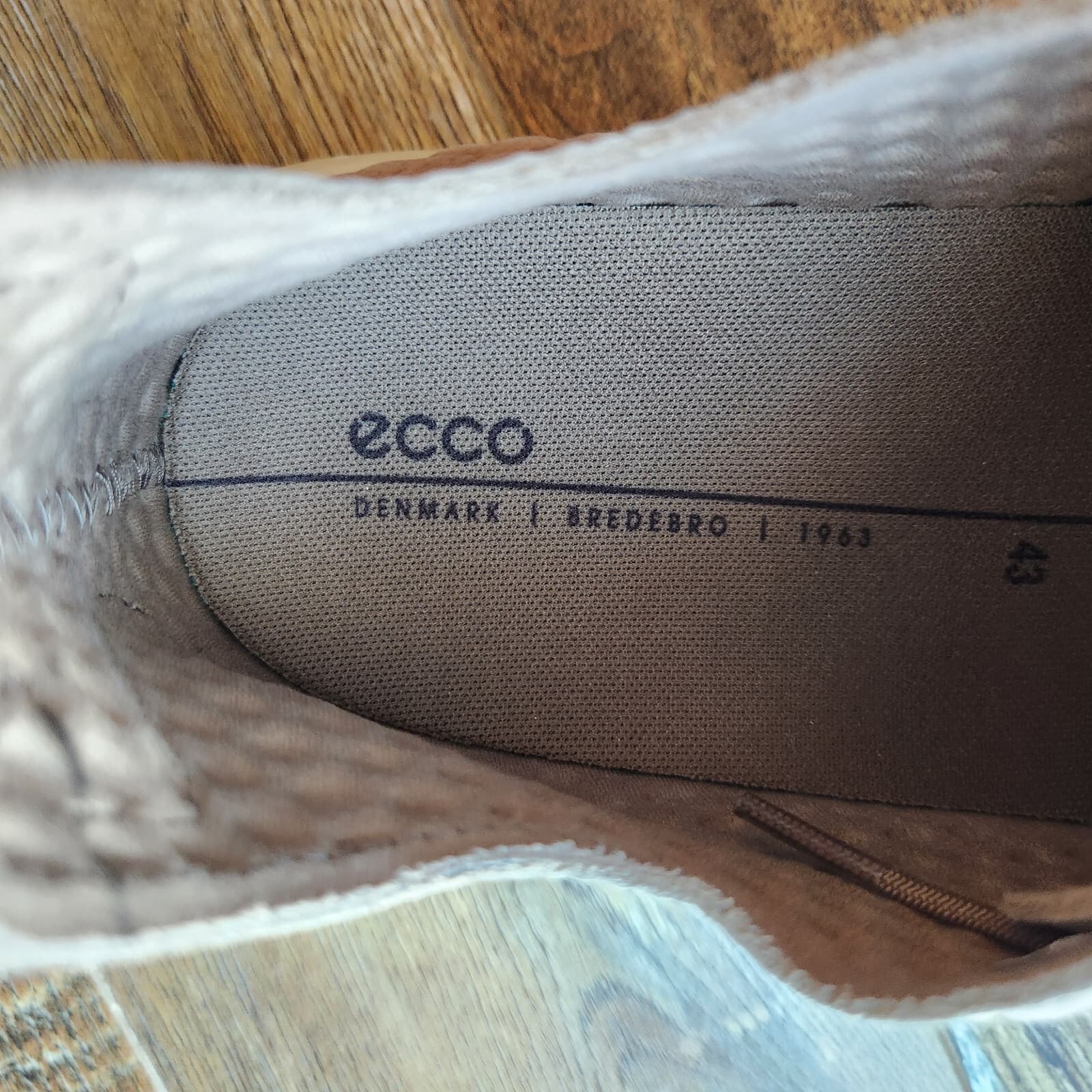 ECCO Men's EU43 US9 Therap Lace Sneaker Fluidform Comfort Lace-Up Leather Taupe - Thumbnail 11