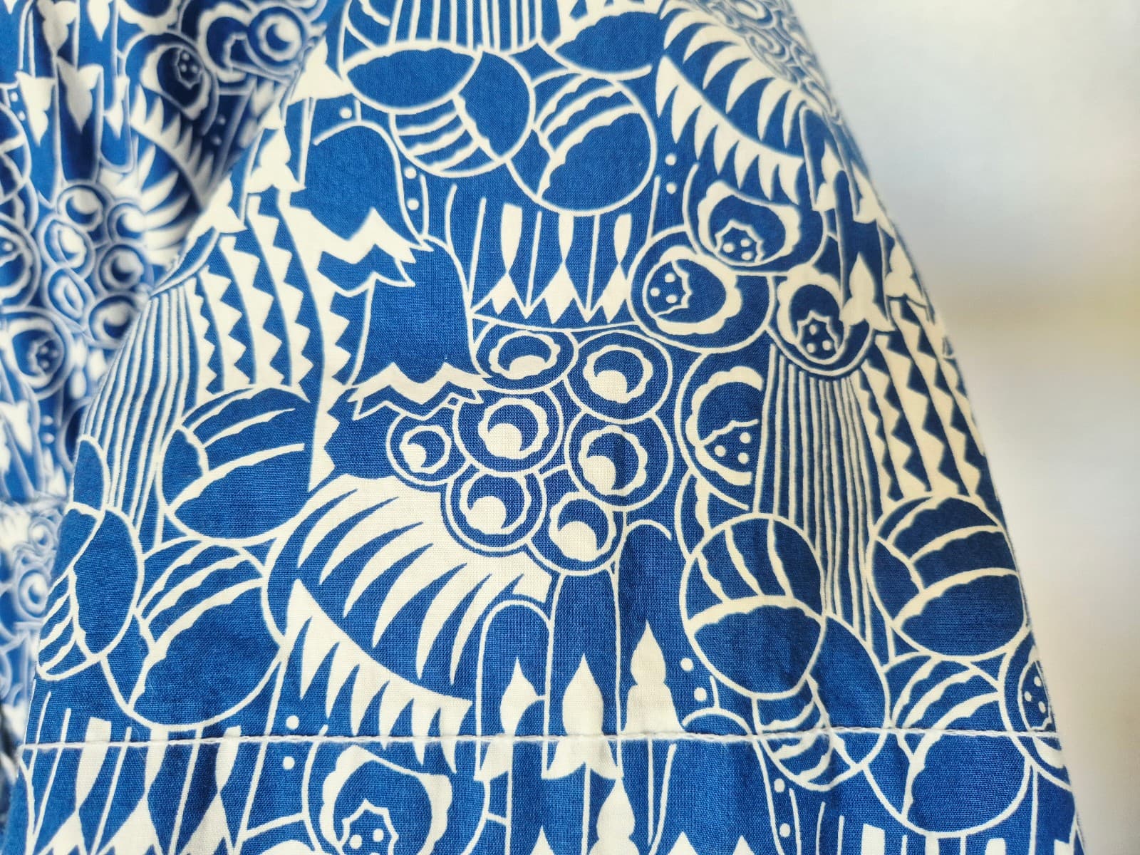 Labottega Italy Venice Simplon Orient Express Belmond Train Kimono Robe Blue O/S - Thumbnail 3