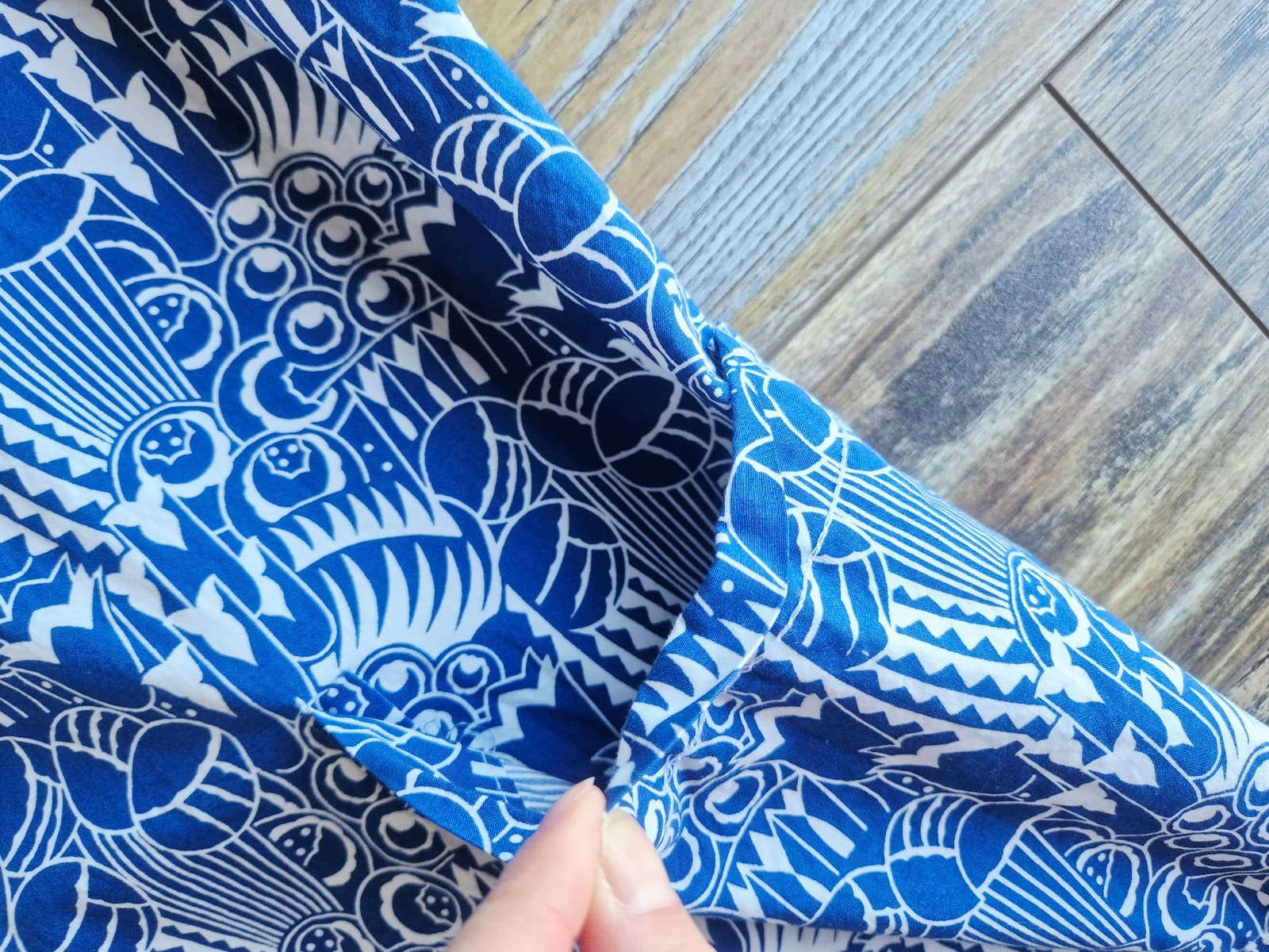 Labottega Italy Venice Simplon Orient Express Belmond Train Kimono Robe Blue O/S - Thumbnail 11
