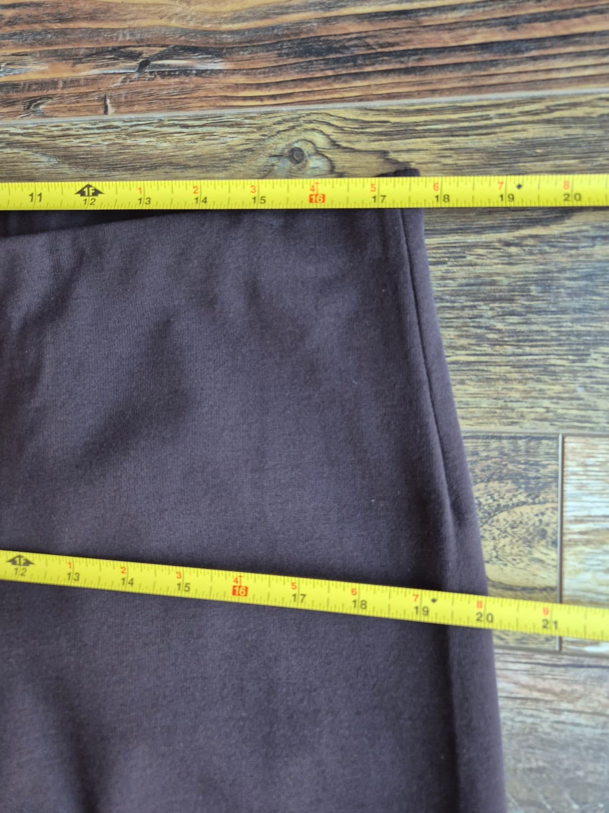 NEW EILEEN FISHER $138 Heavyweight Rayon Knit Pullon Slim Pants Brown Choco Sz.L - Thumbnail 7