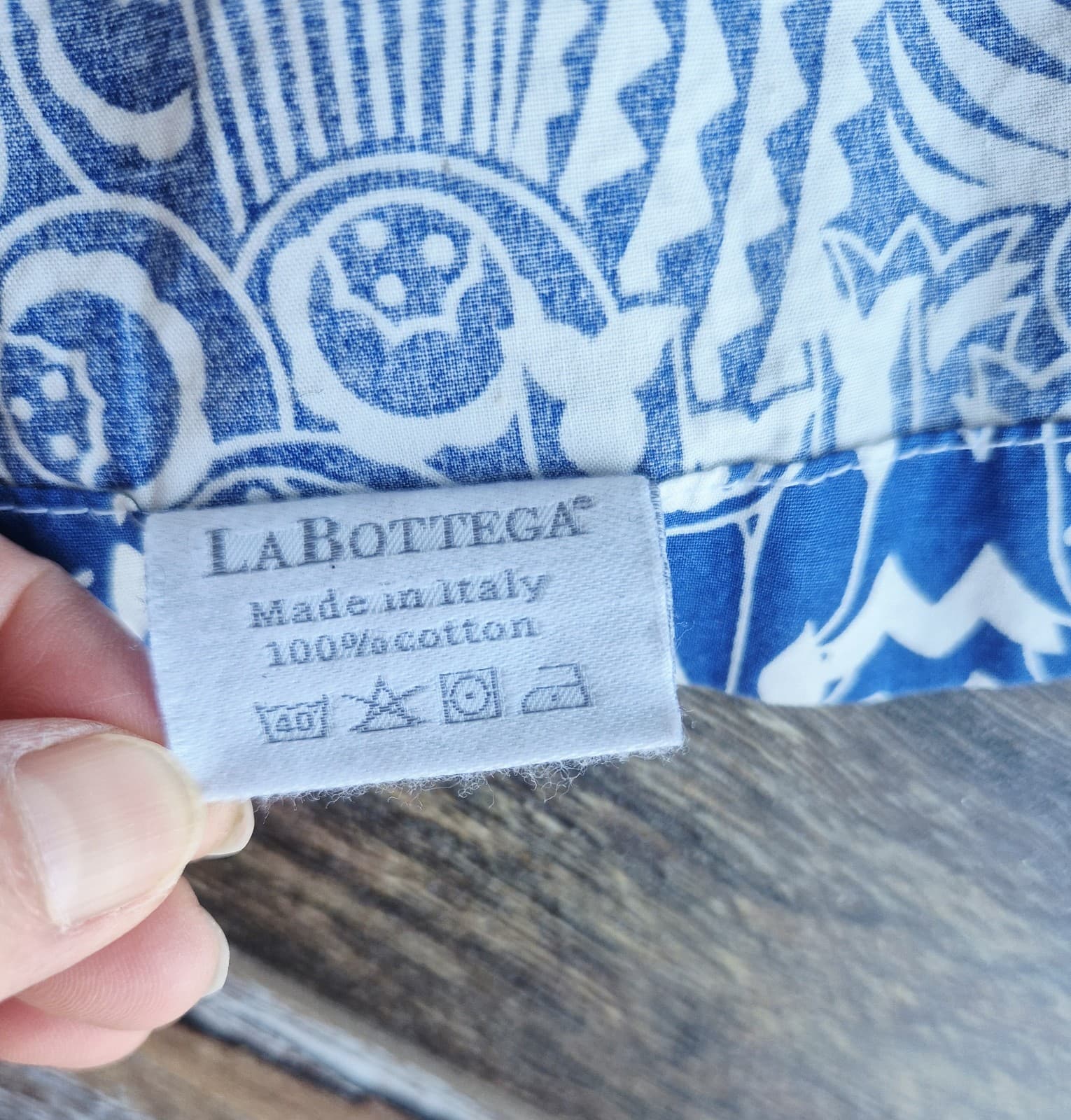 Labottega Italy Venice Simplon Orient Express Belmond Train Kimono Robe Blue O/S - Thumbnail 10