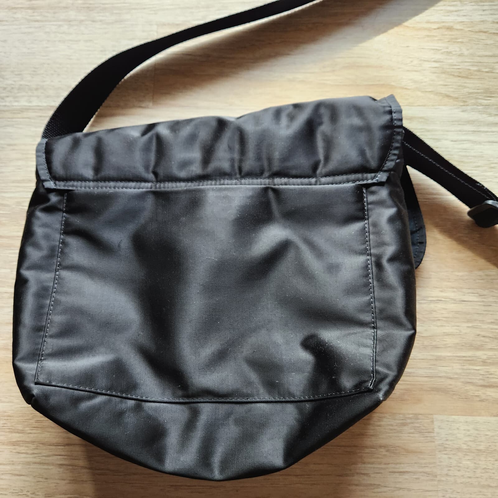 Vintage Y2K Kate Spade New York Crossbody Messenger Bag Black Nylon Made in USA - Thumbnail 8