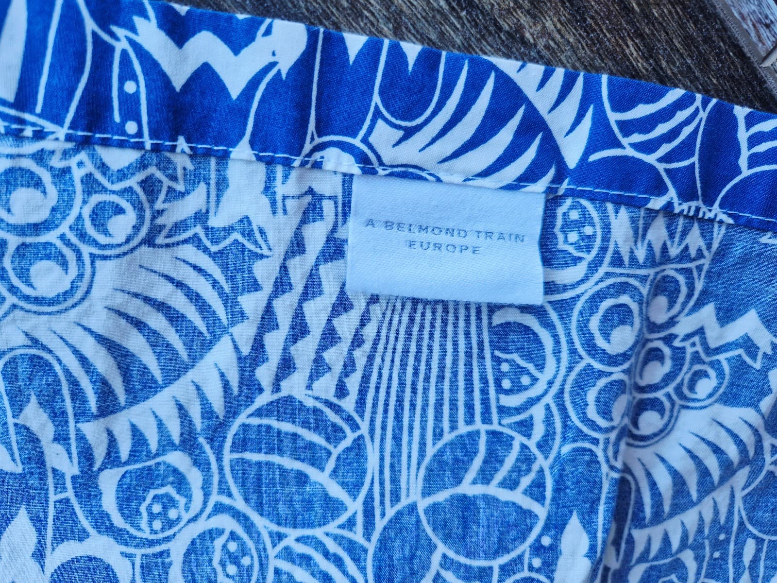 Labottega Italy Venice Simplon Orient Express Belmond Train Kimono Robe Blue O/S - Thumbnail 9