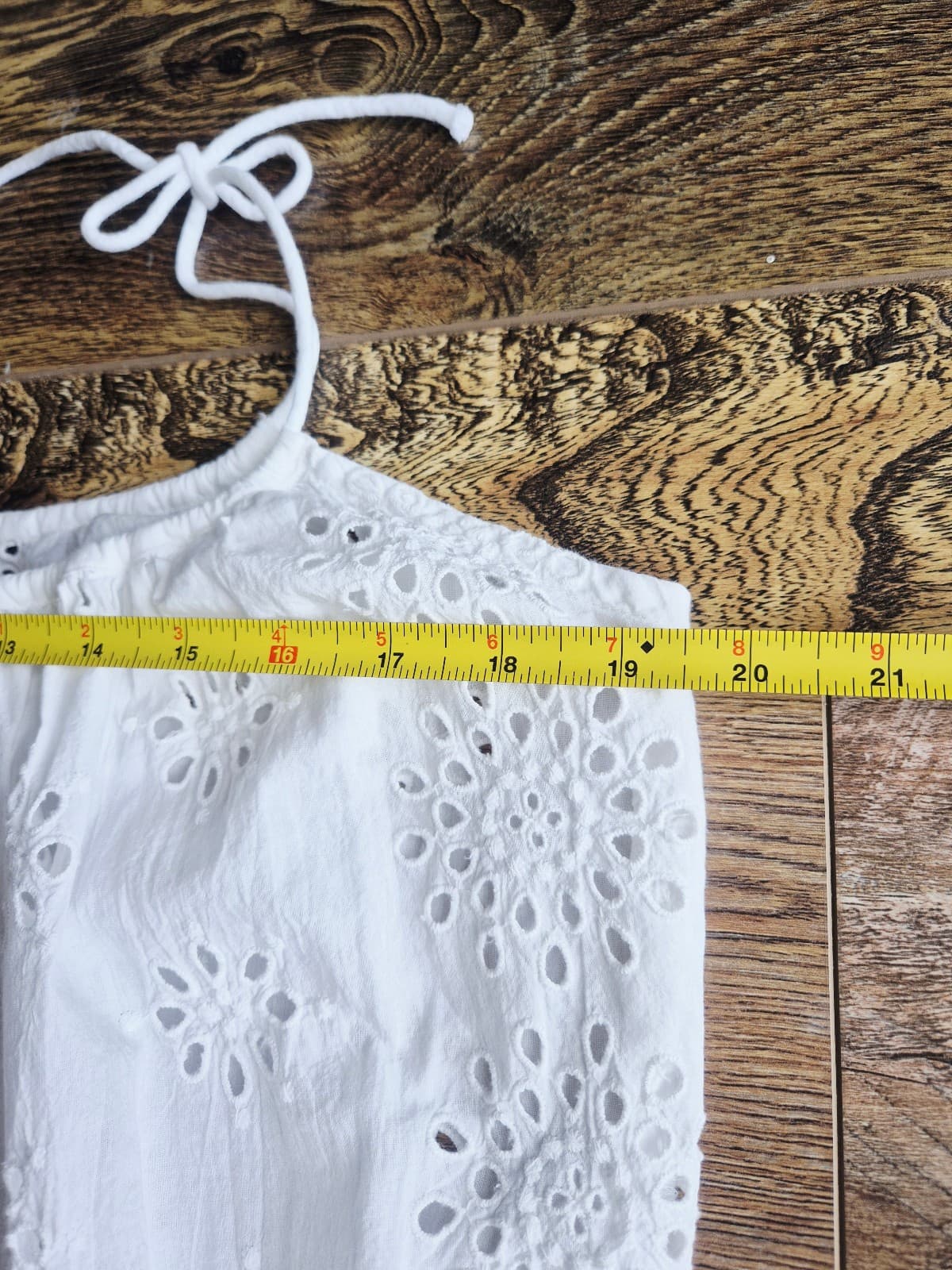 Lauren Ralph Lauren 2 Pc. White Eyelet Embroidered Open Jacket + Slip Dress Sz.S - Thumbnail 20