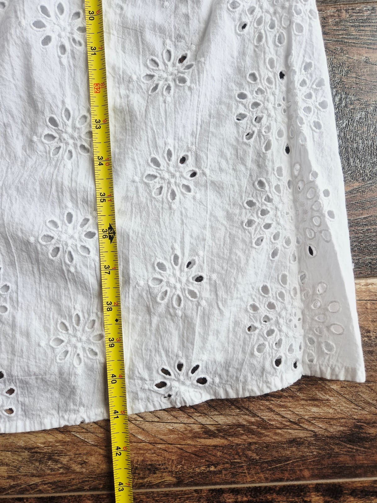 Lauren Ralph Lauren 2 Pc. White Eyelet Embroidered Open Jacket + Slip Dress Sz.S - Thumbnail 21