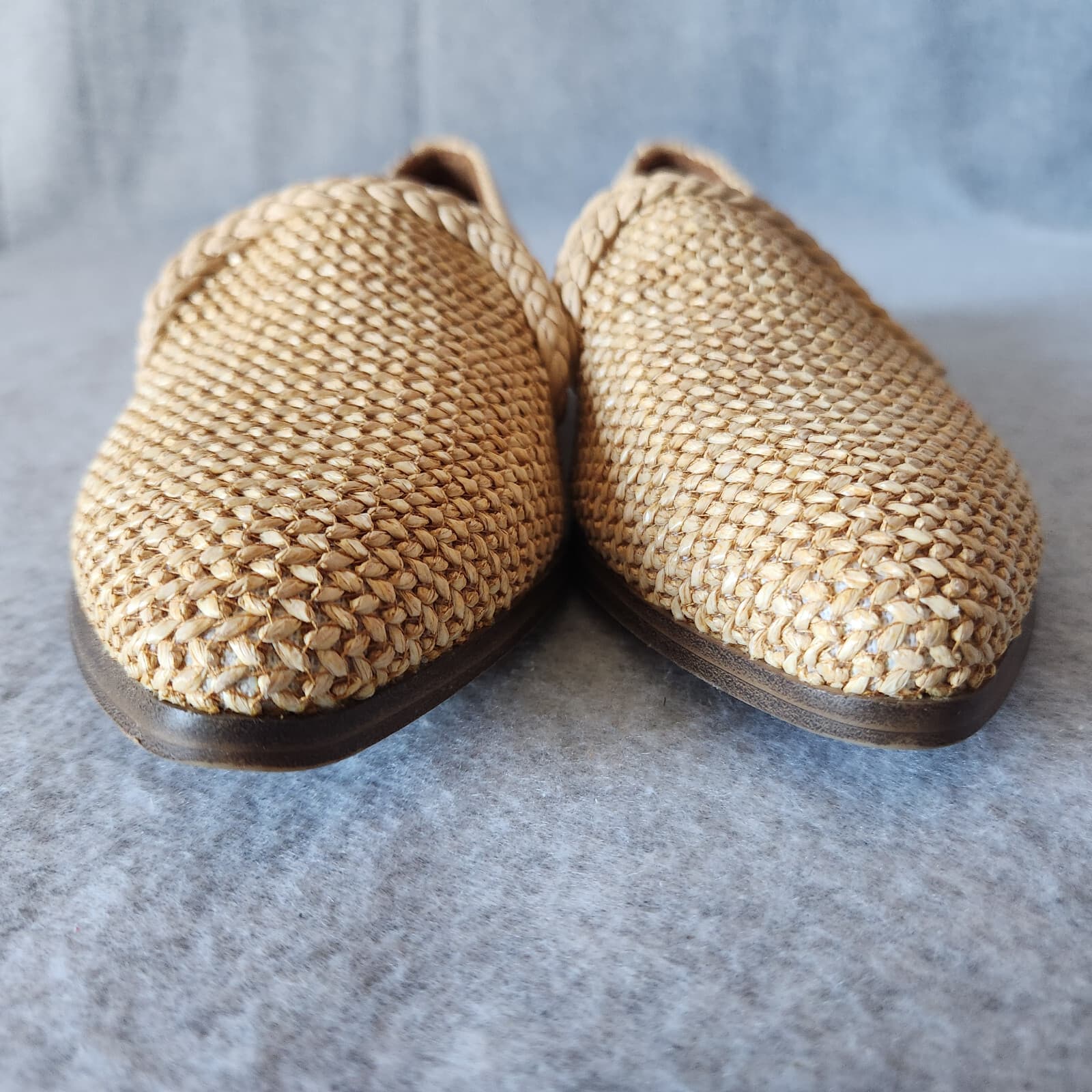 NWoB Zodiac $80 Hill Loafer Flat Woven Braided Foam Footbed Natural Beige US7M - Thumbnail 5